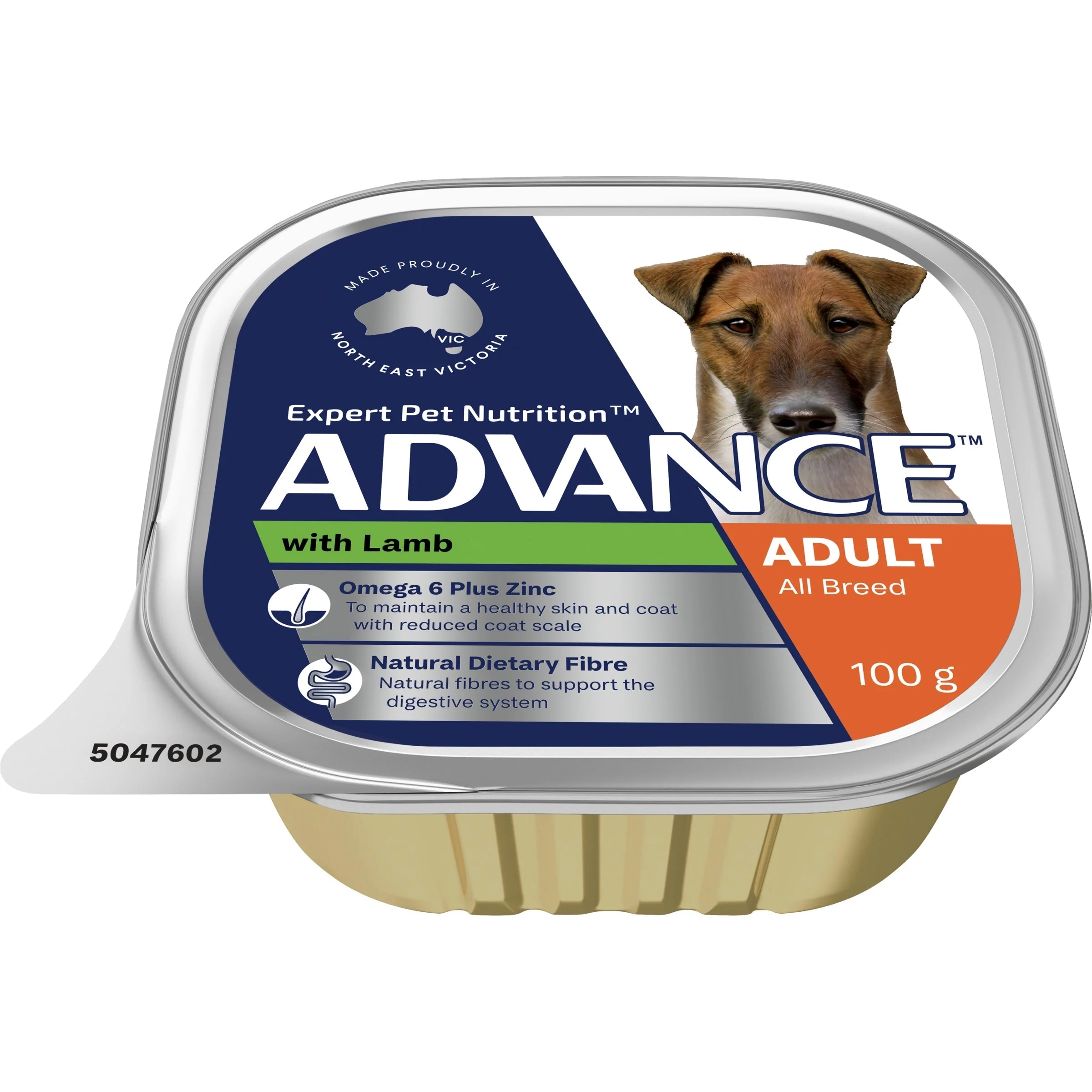 Advance Lamb All Breed Adult Dog Wet Food 100g - Image 2