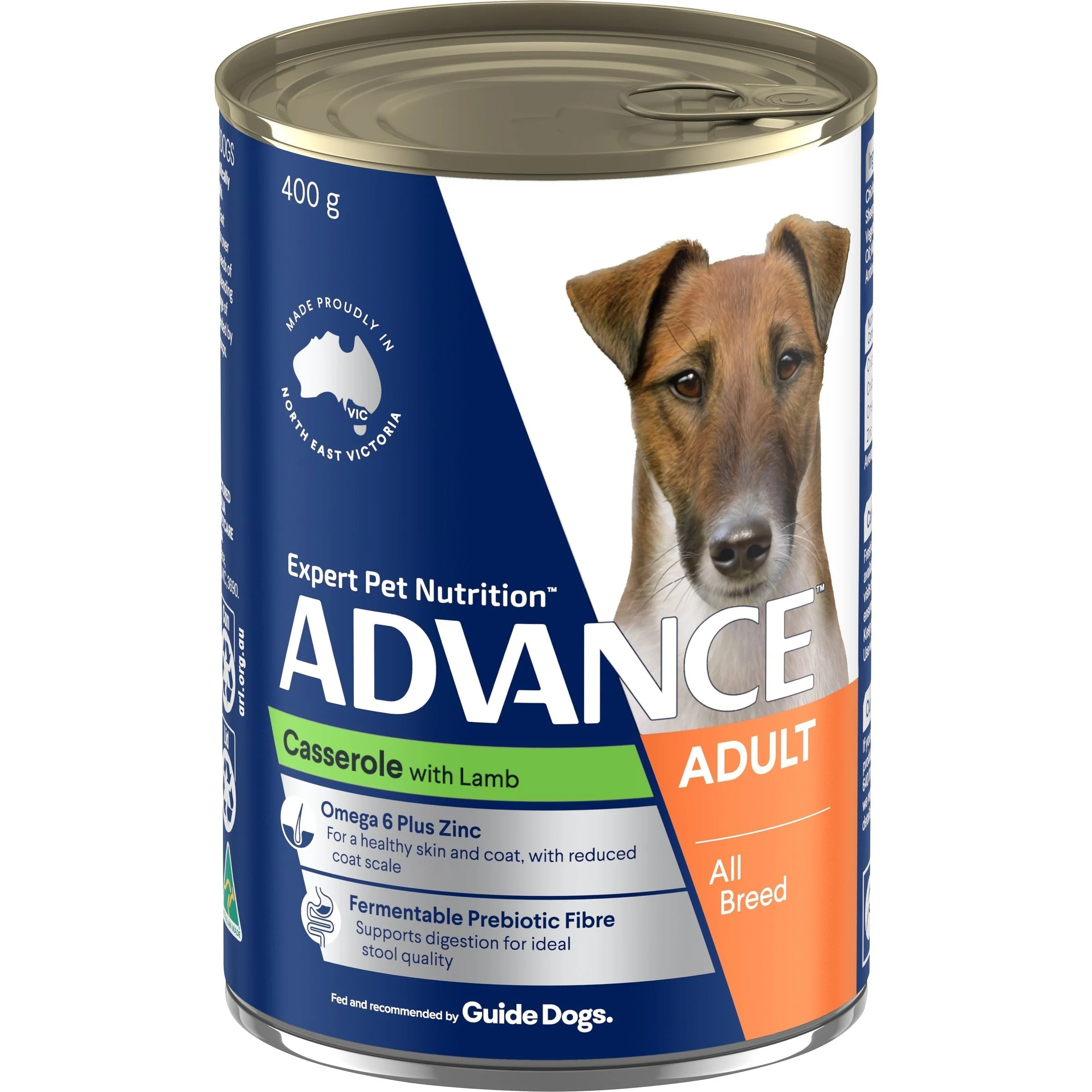 Advance Casserole with Lamb All Breed Adult Dog Wet Food 400g x 12 - Image 2