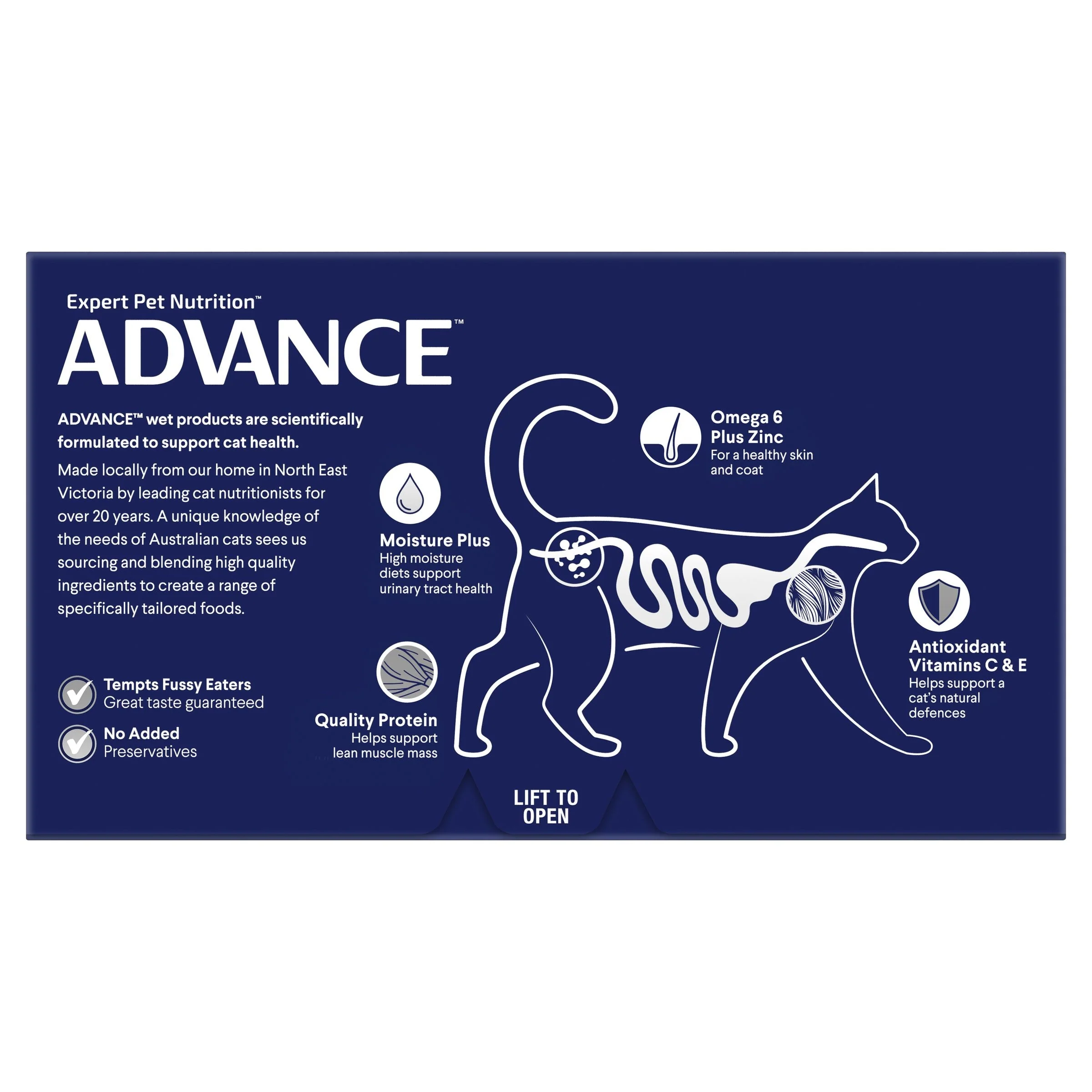 Advance Delicate Tuna Adult Cat Wet Food 85g - Image 3