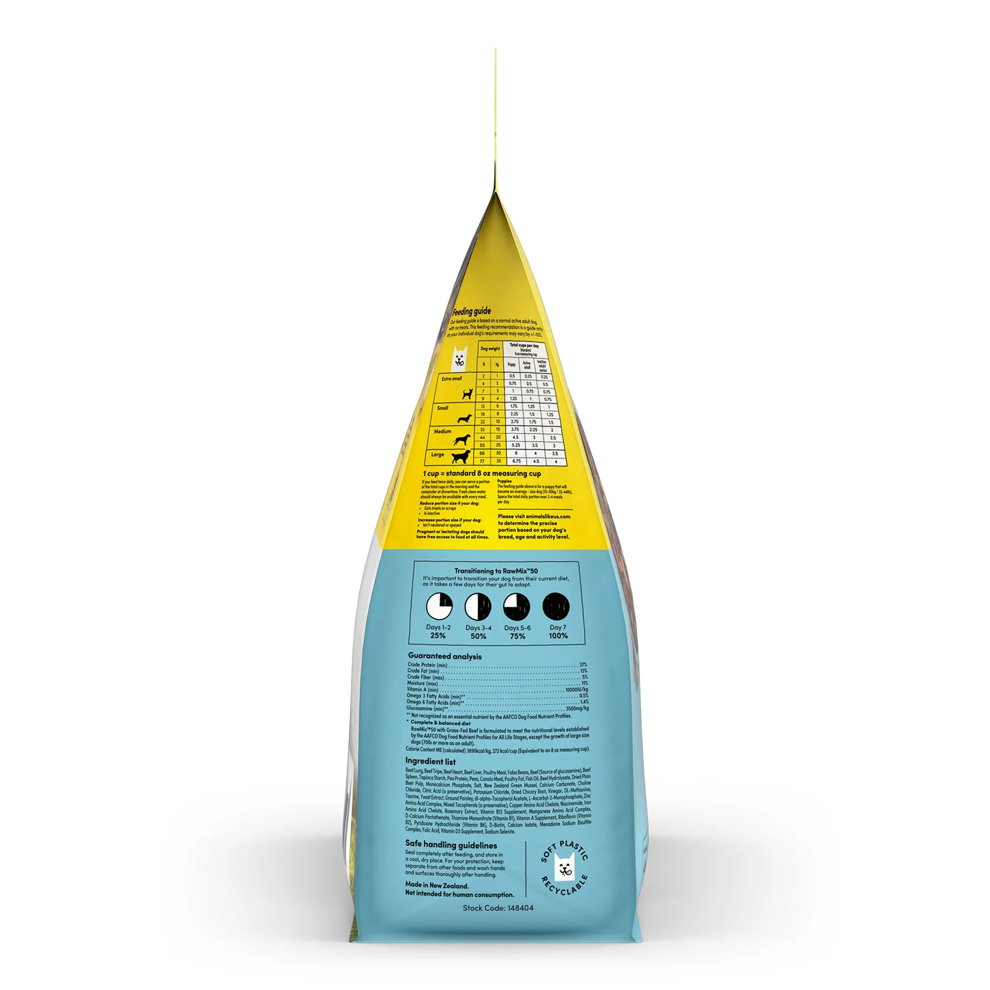Animals Like Us RawMix50 with Grass-Fed Freeze Dried Beef and Kibble Mix Dog Food 3.6kg - Image 6