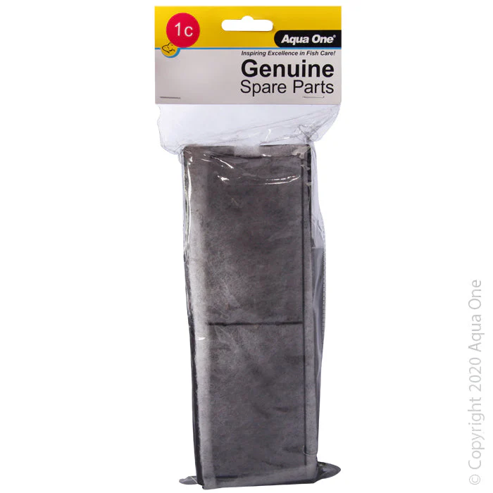 Aqua One 1C Aquarium Carbon Filter Cartridge 2 pack