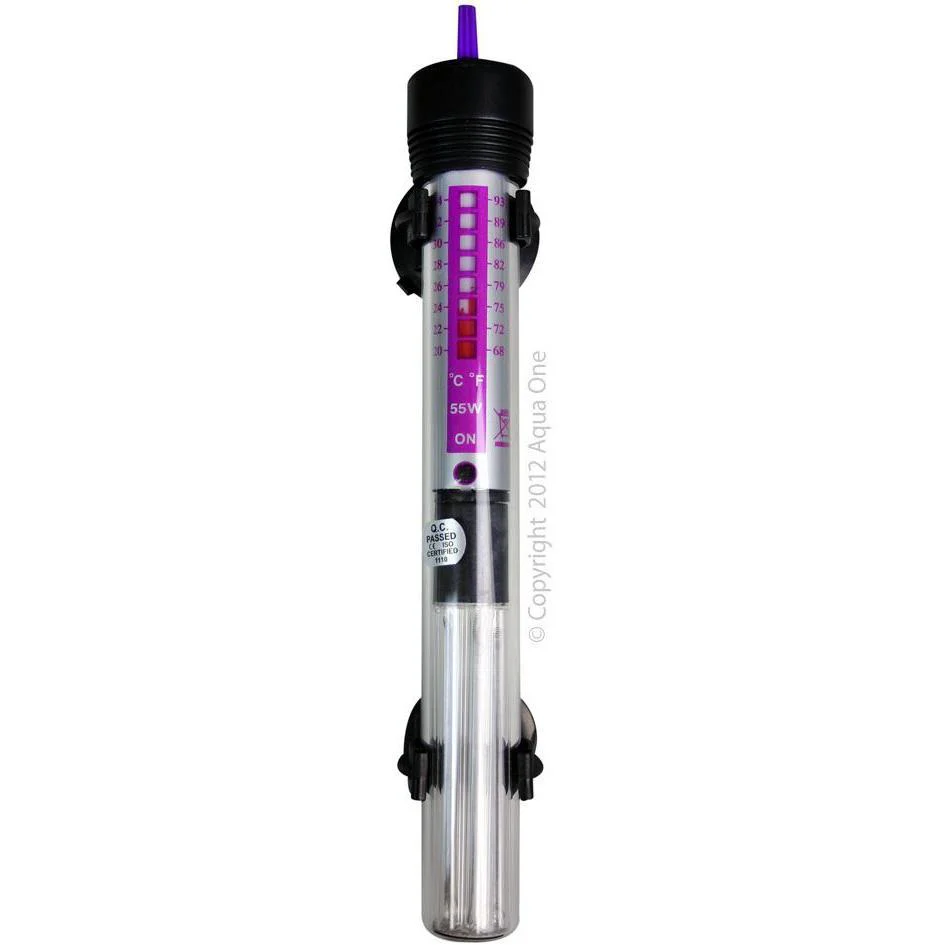 Aqua One Glass Aquarium Heater 55W - Image 2