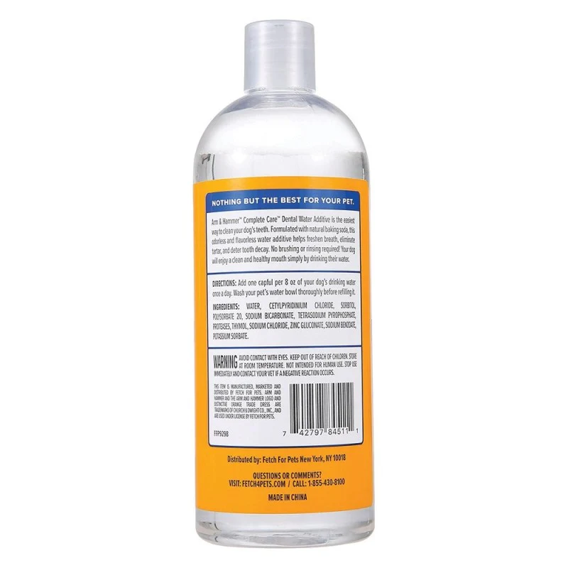 Arm & Hammer Complete Care Dog Dental Rinse 453ml - Image 3