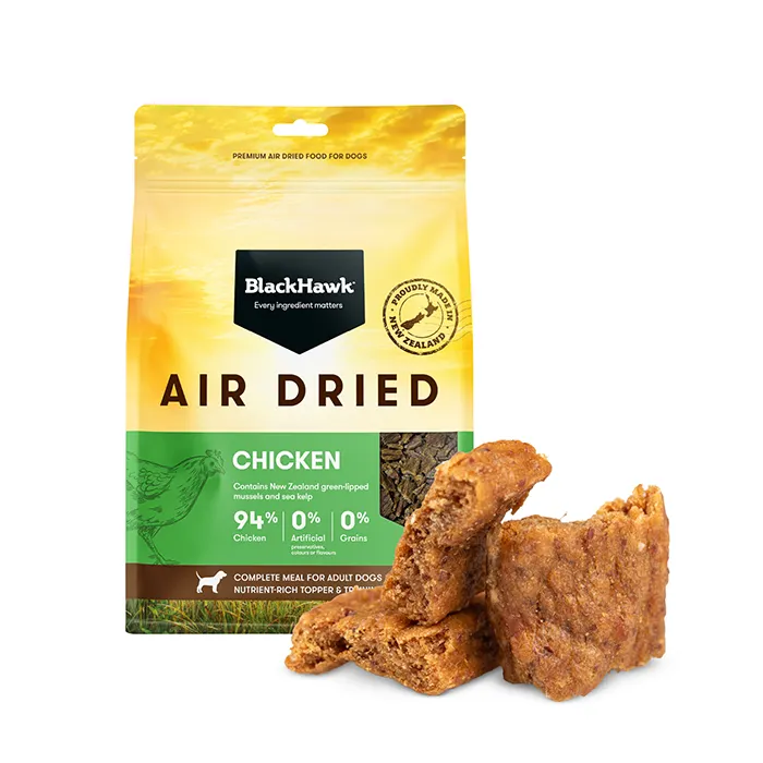 Black Hawk Air Dried Chicken Dry Dog Food 2kg - Image 2