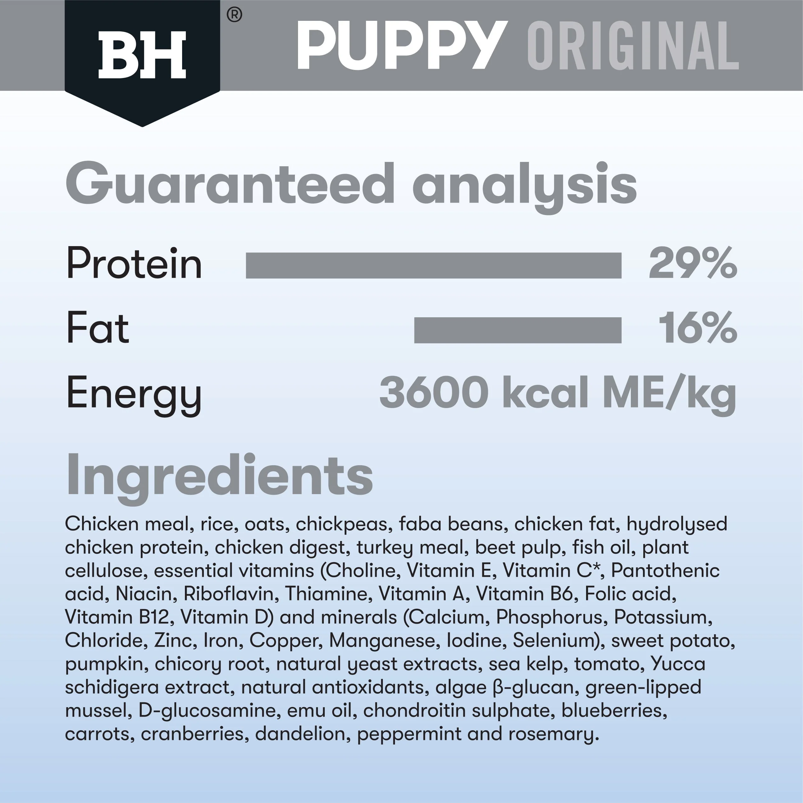 Black Hawk Chicken and Rice Large Breed Puppy Dry Dog Food 20kg - Image 9