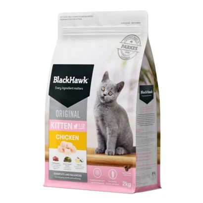 Black Hawk Chicken Kitten Dry Food 2kg - Image 3