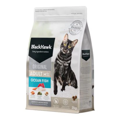 Black Hawk Ocean Fish Cat Dry Food 2kg - Image 3