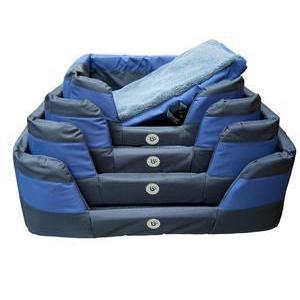 Bono Fido Stay Dry Basket Dog Bed Blue Extra Extra Large