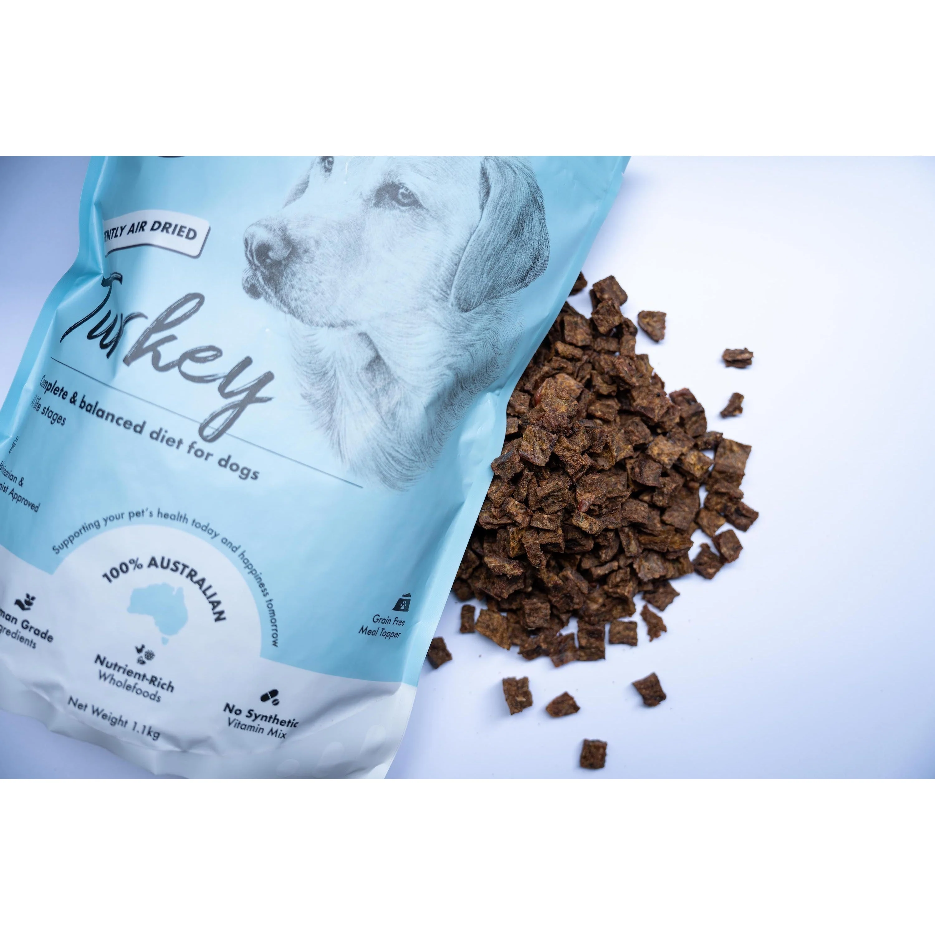 Bugsy Turkey Air Dried Raw Dog Food 1.1kg - Image 3