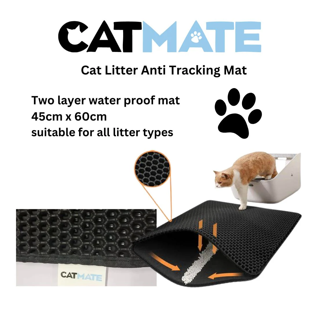 Catmate Litter Mat Medium 45x60cm - Image 4