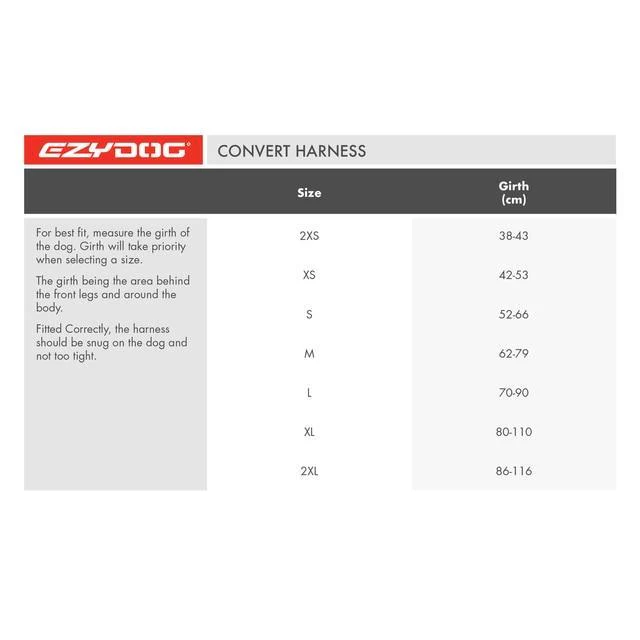 Ezydog Convert Dog Harness Charcoal Large - Image 4