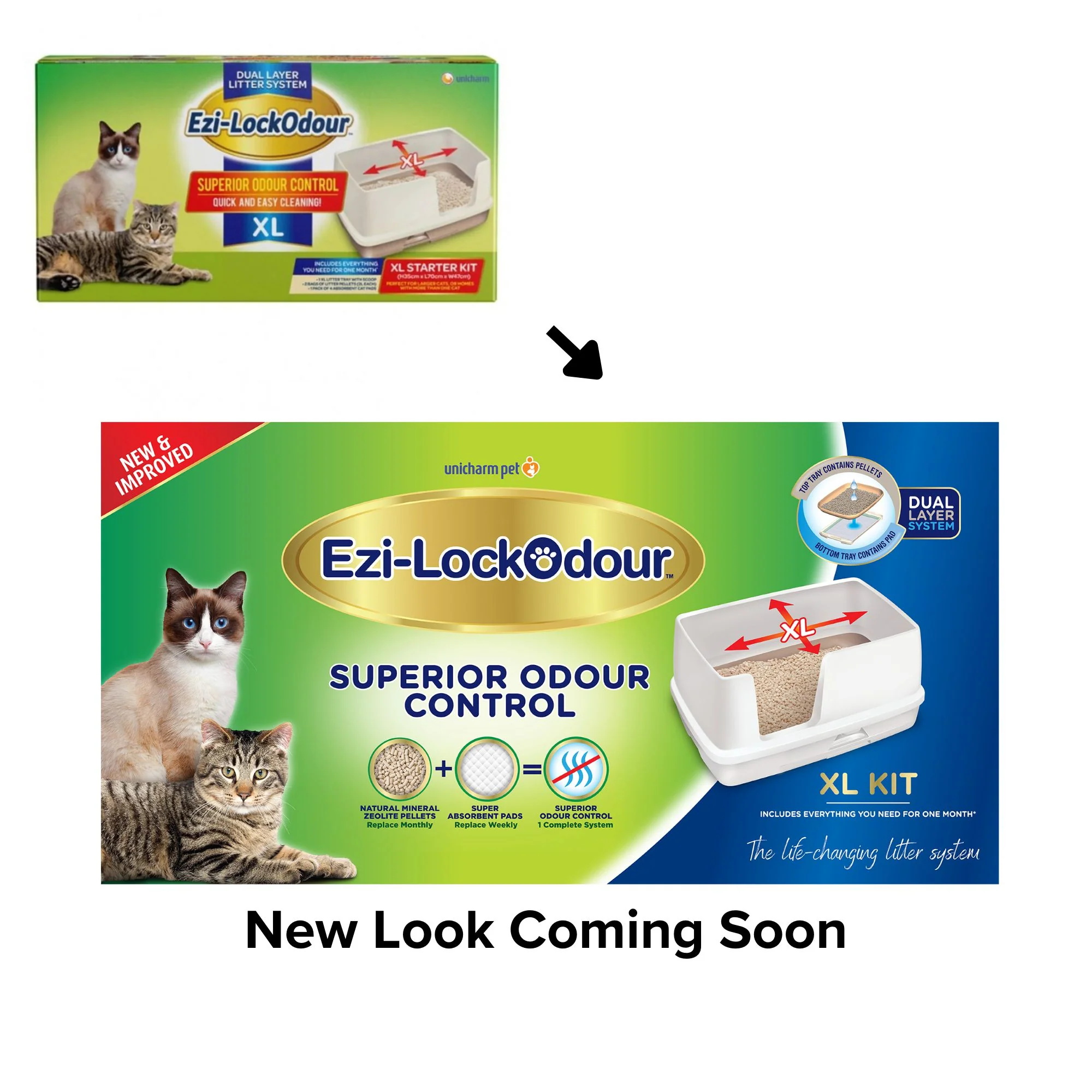 Ezi-LockOdour Dual Layer Cat Litter System Extra Large Cat Litter Tray - Image 3
