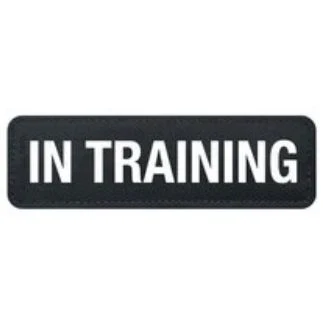 EzyDog Side Patch Label In Training for Saddle Bags, Convert and Express Harness Large - Image 2