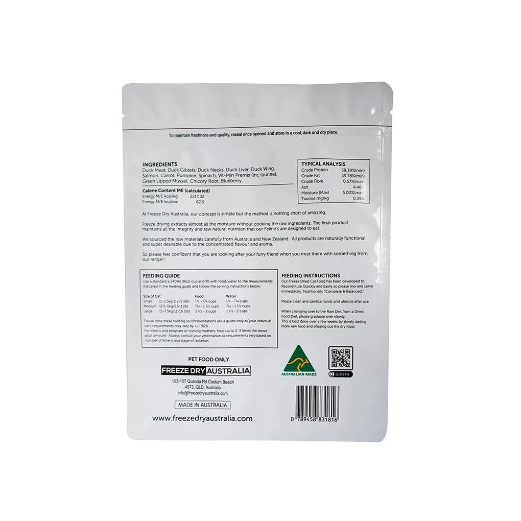 Freeze Dry Australia Freeze Dried Natural Raw Cat Food Duck 25g - Image 3