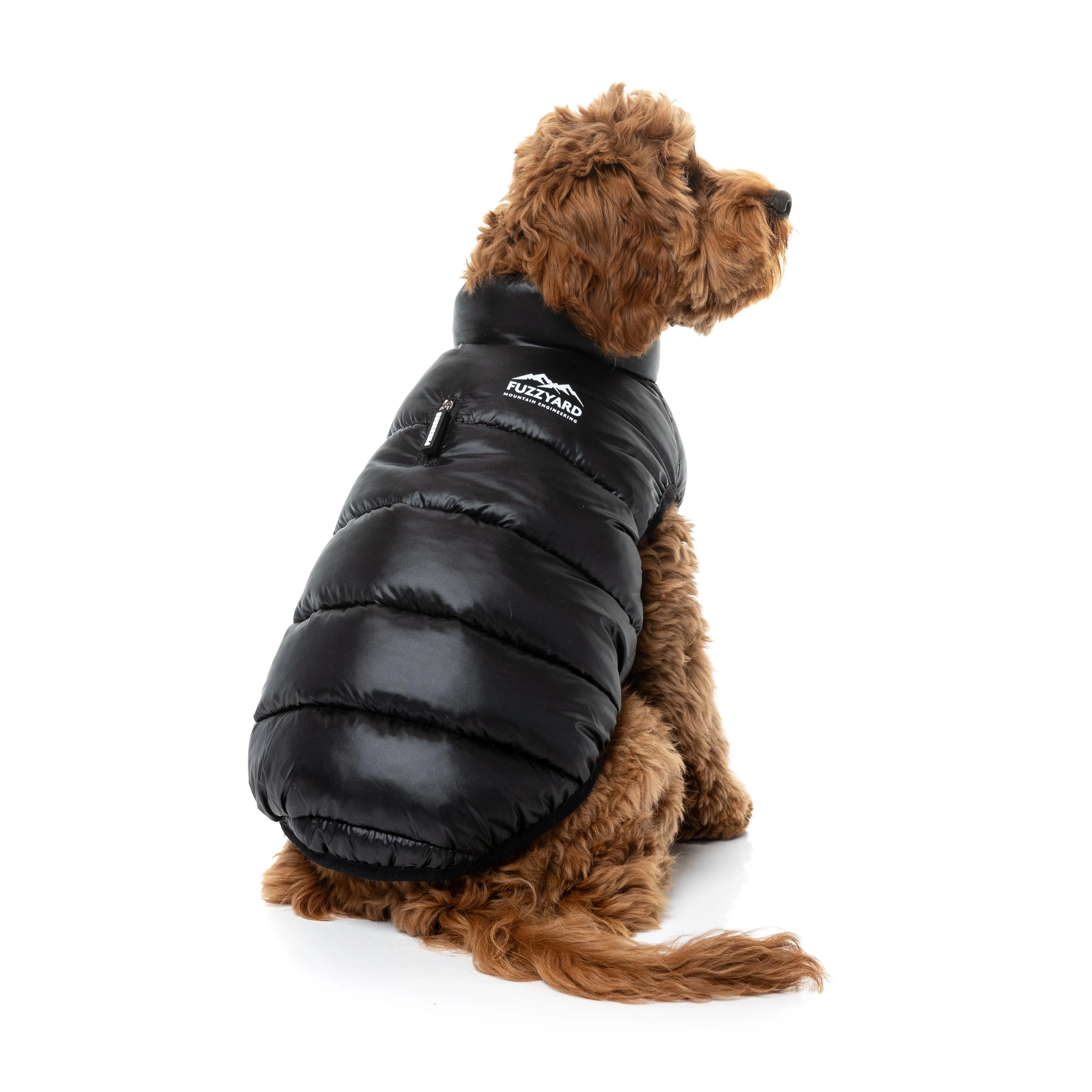 FuzzYard Dog Apparel East Harlem Puffer Jacket Black Size 4