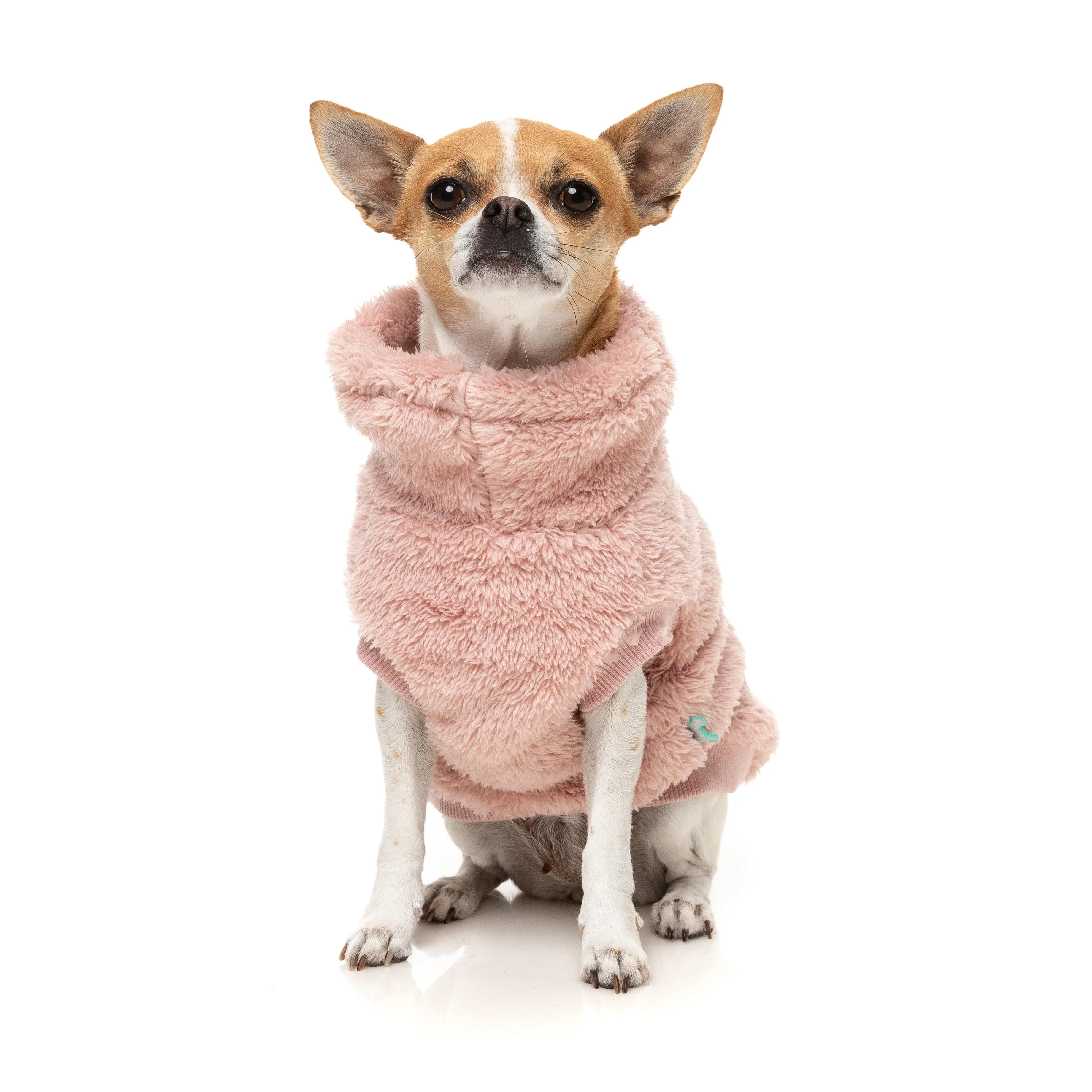 FuzzYard Dog Apparel Turtle Teddy 26 Sweater Blossom Pink Size 5