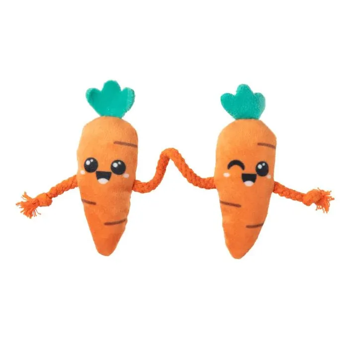 Fuzzyard Easter Carrots 2 Piece String Plush Cat Toy
