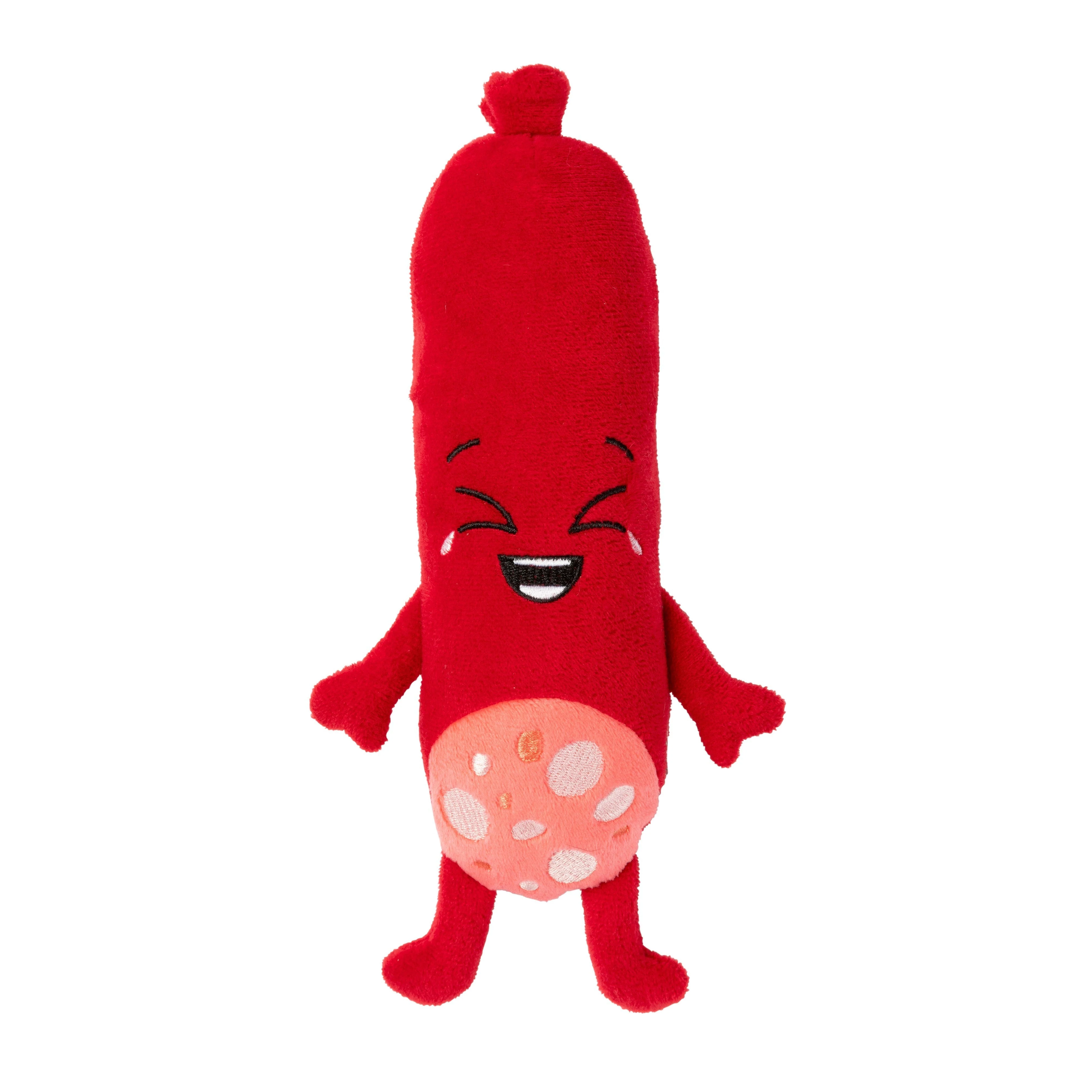 FuzzYard Meatheads Pepper-Toni Soft Dog Toy