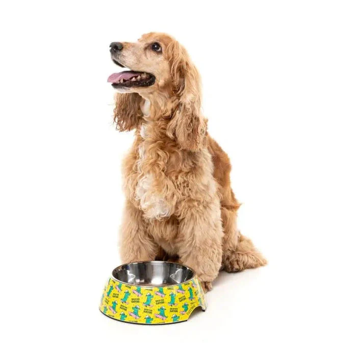 FuzzYard Sk8ter Gator Dog Bowl Small - Image 2