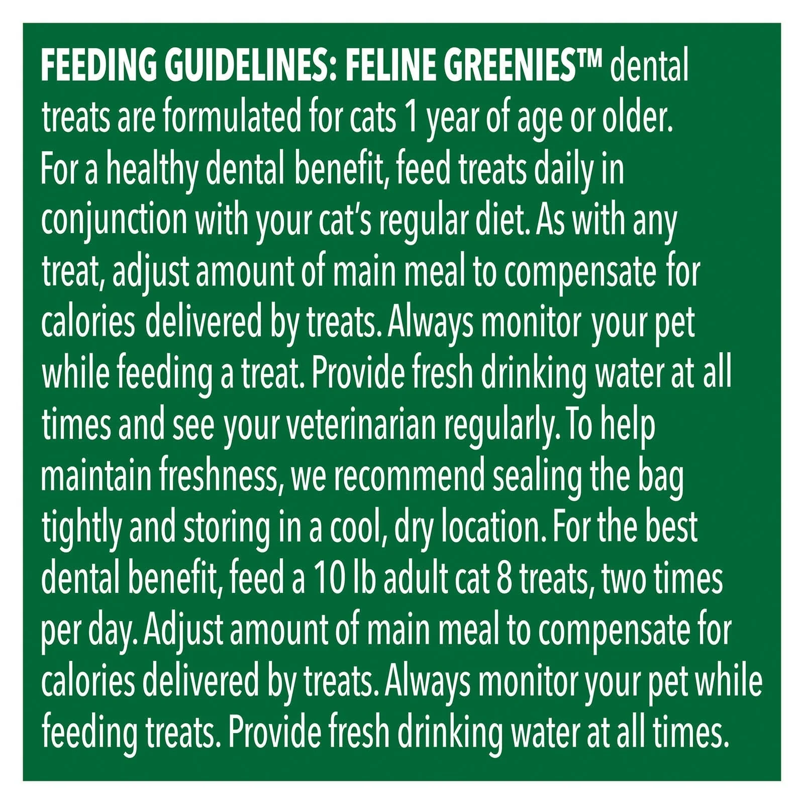 Greenies Cat Dental Treats Oven Roasted Chicken 277g - Image 6