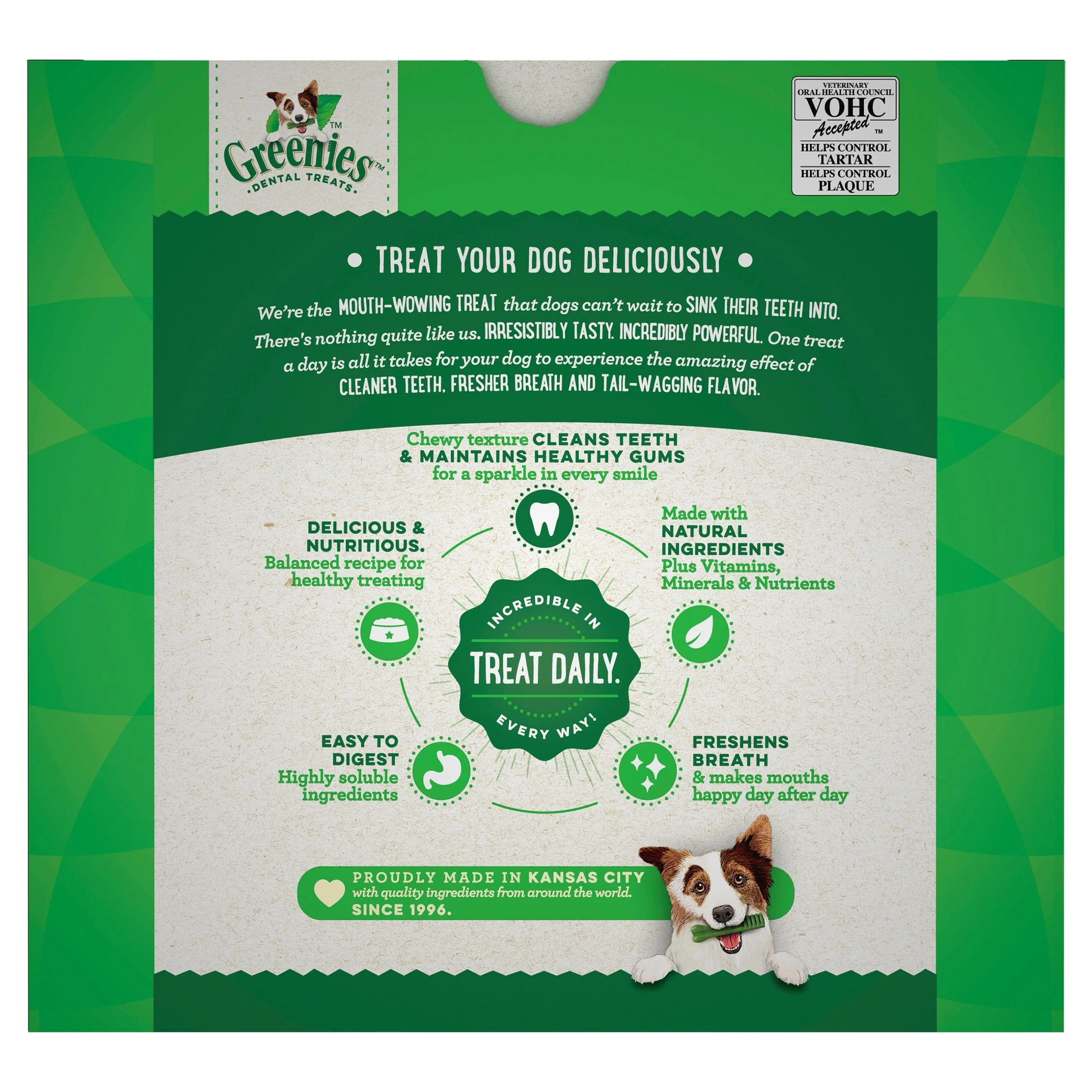Greenies Dog Original Dental Treats for Teenie Dogs Value Pack 1kg - Image 3