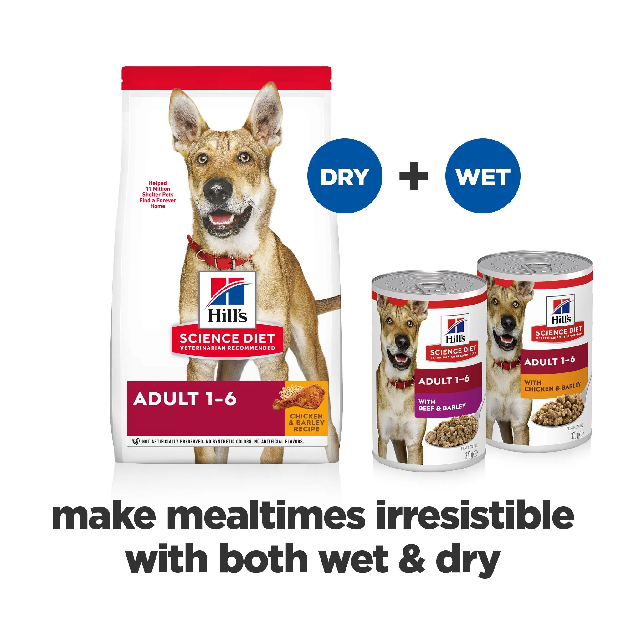 Hills Science Diet Adult Beef and Barley Canned Dog Food 363g - Image 5