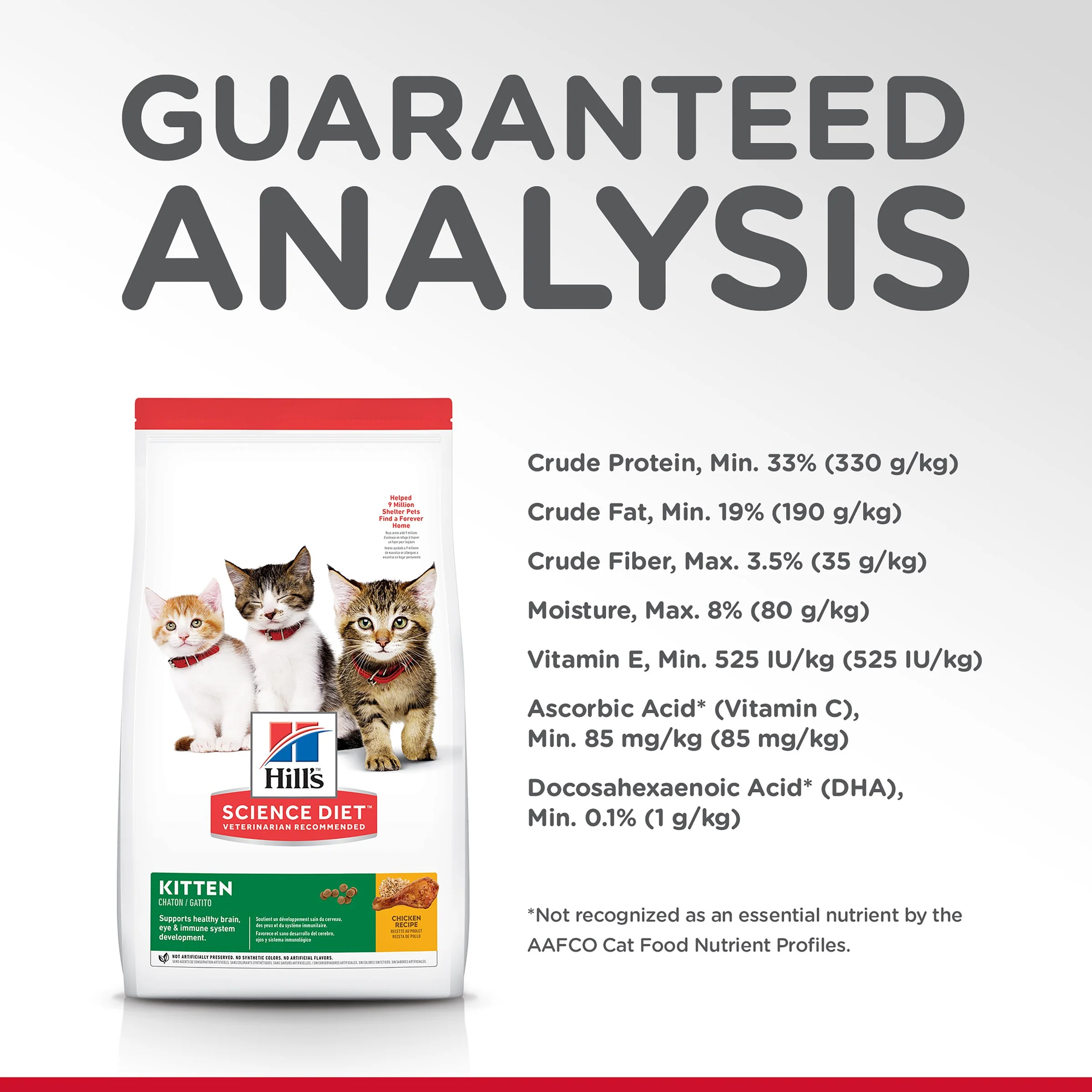Hills Science Diet Kitten Dry Cat Food 10kg* - Image 9