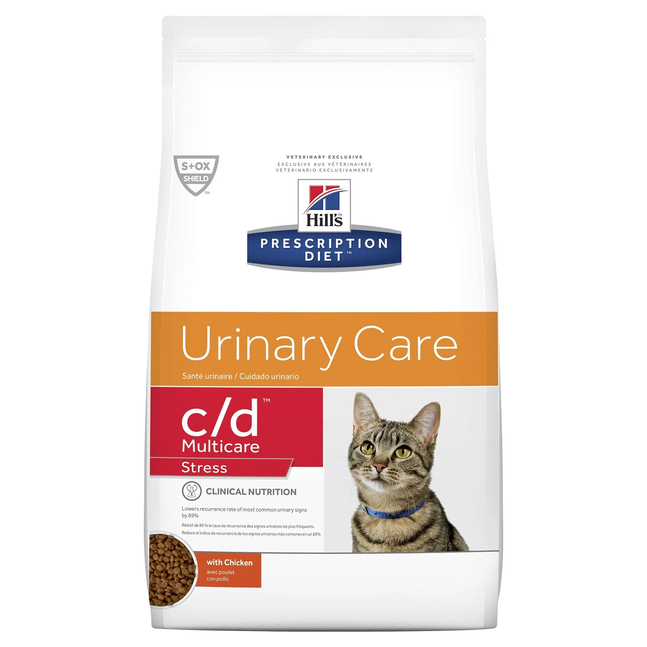Hills Prescription Diet Cat c/d Multicare Urinary Care Stress Dry Food 3.85kg