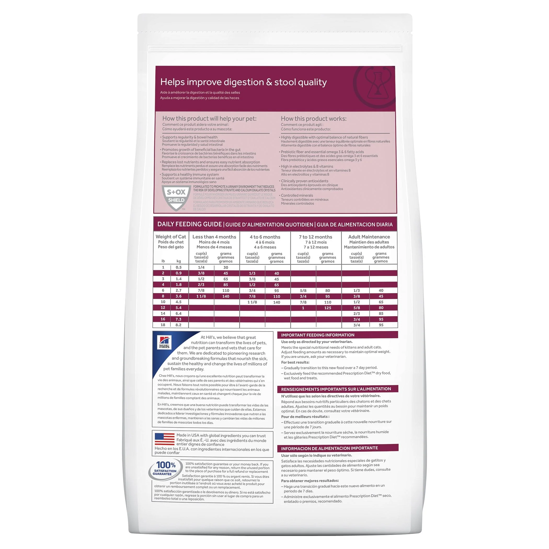 Hills Prescription Diet Cat i/d Digestive Care Dry Food 1.8kg - Image 2