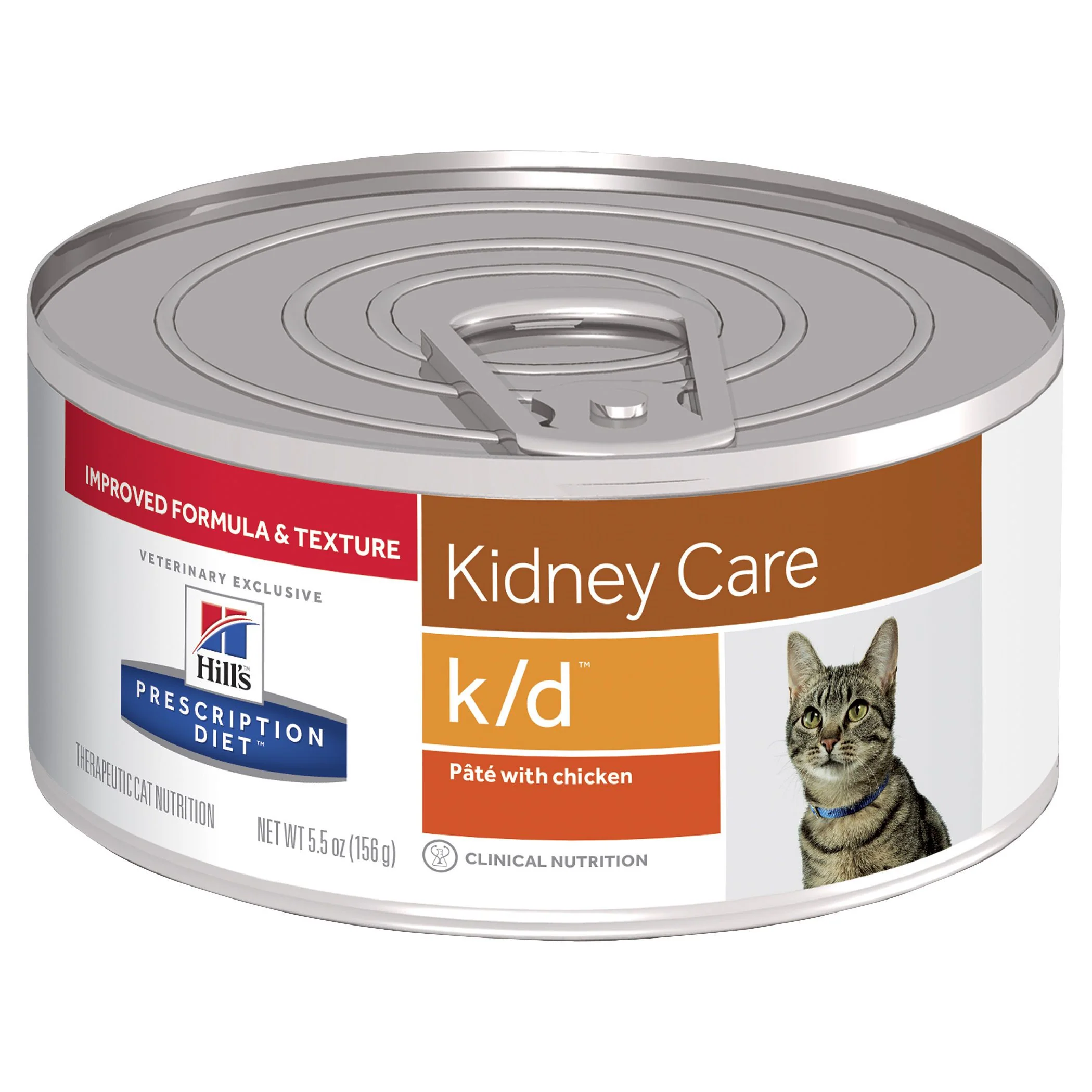 Hills Prescription Diet Cat k/d Kidney Care Pate with Chicken Wet Food 156g x 24 - Image 2