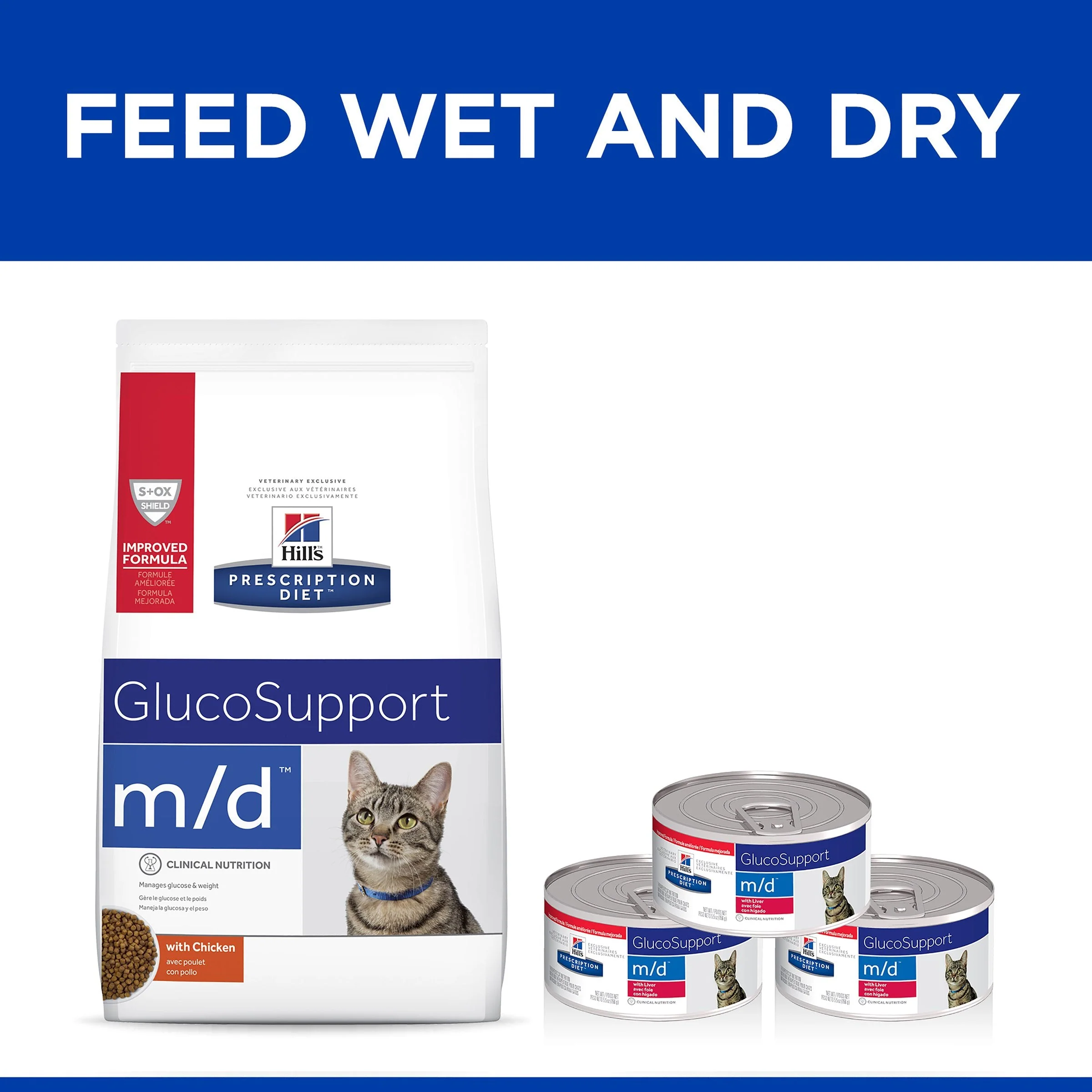Hills Prescription Diet Cat m/d GlucoSupport Dry Food 1.8kg - Image 9