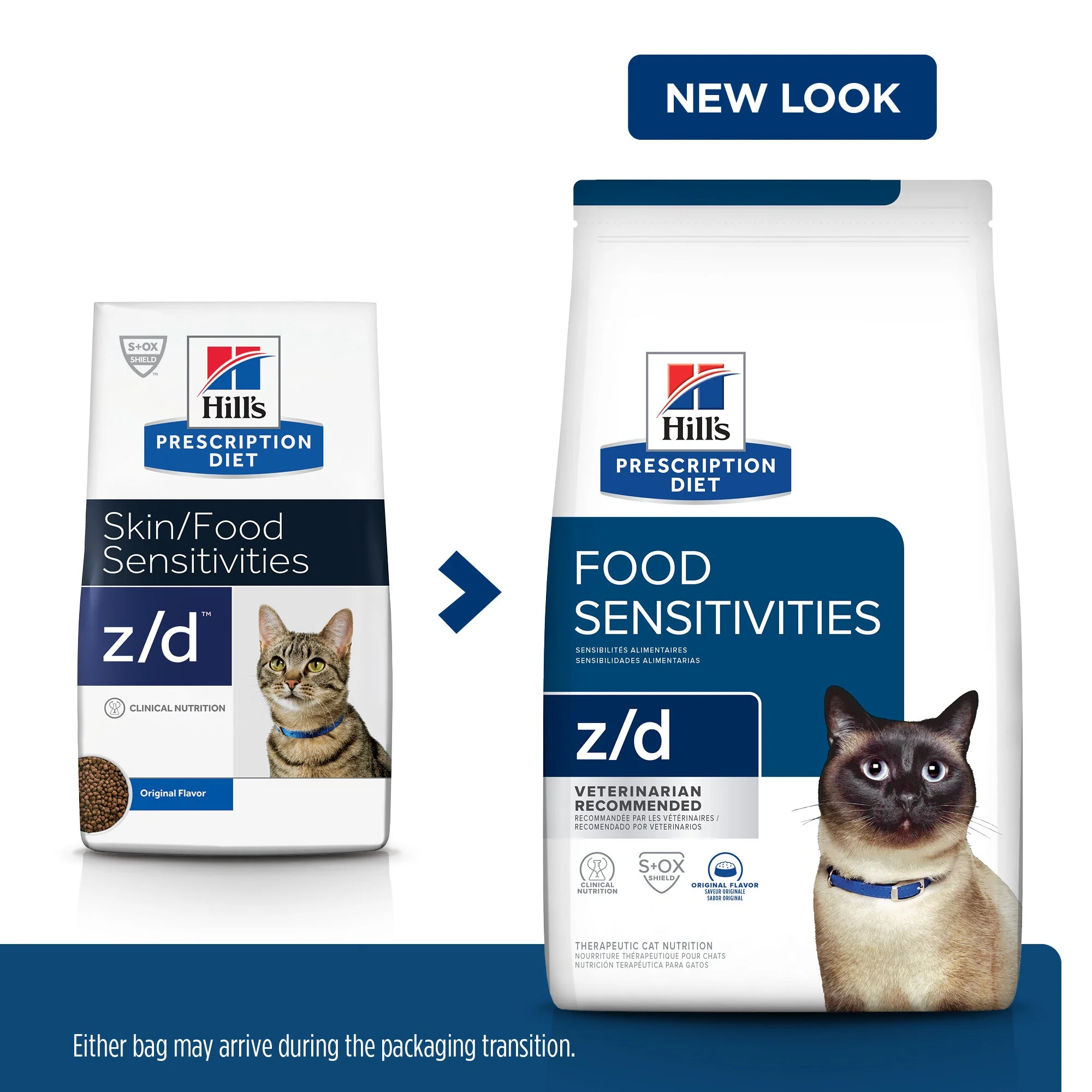 Hills Prescription Diet Cat z/d Skin/Food Sensitivities Dry Food 1.8kg - Image 3