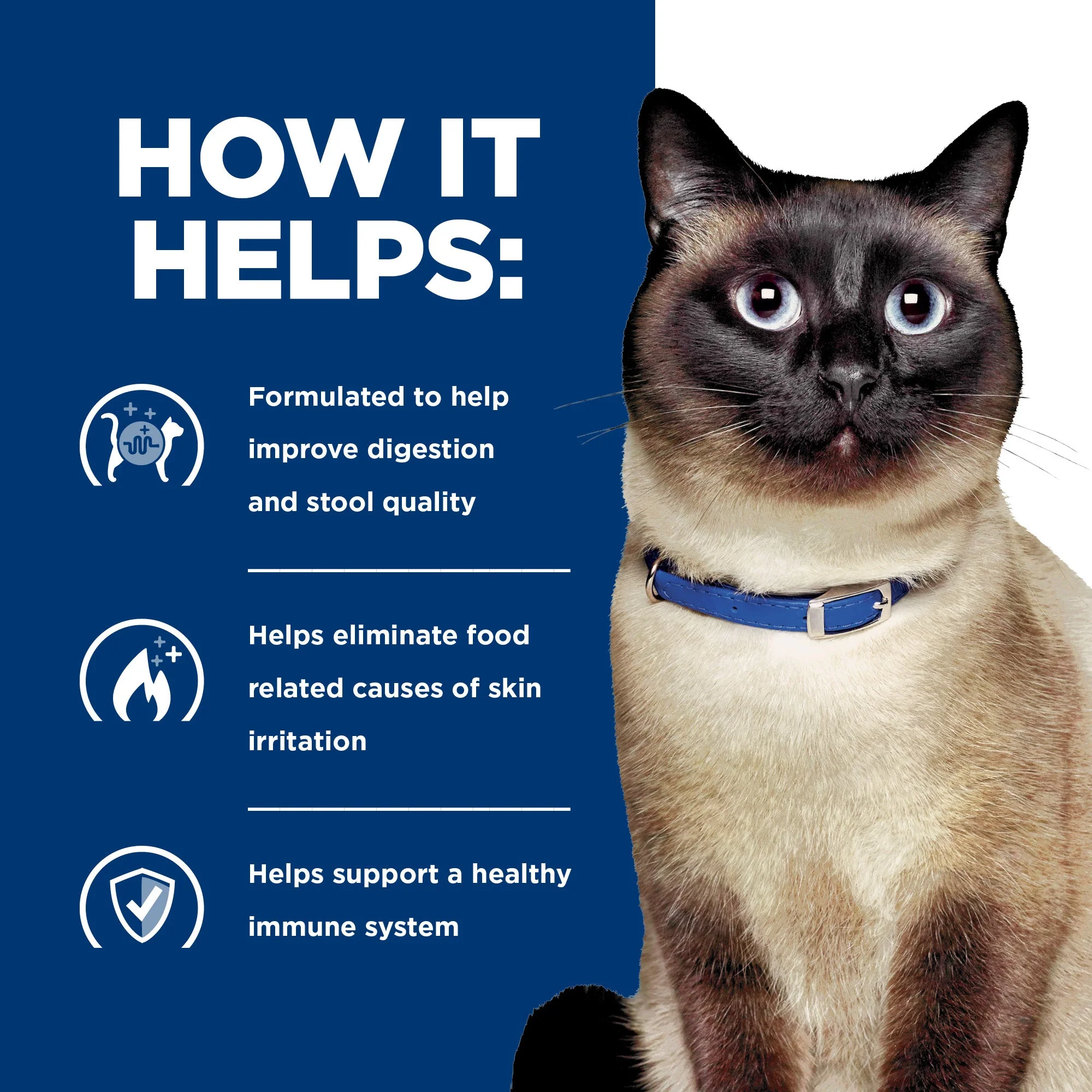 Hills Prescription Diet Cat z/d Skin/Food Sensitivities Dry Food 1.8kg - Image 5