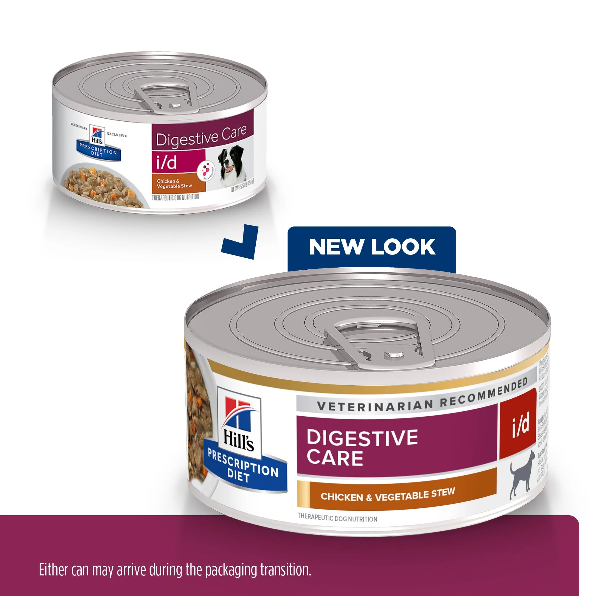 Hills Prescription Diet Dog i/d Digestive Care Chicken and Vegetable Stew Wet Food 156g x 24 - Image 3
