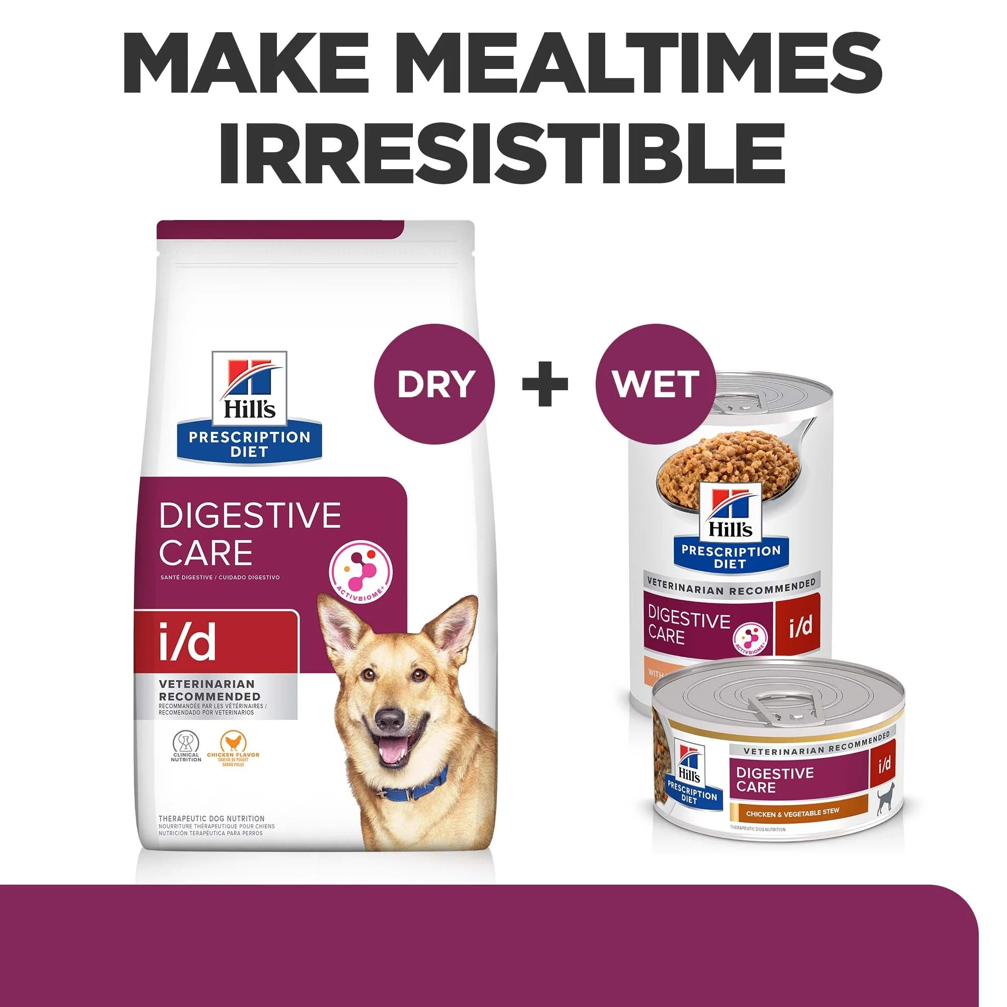Hills Prescription Diet Dog i/d Digestive Care Chicken and Vegetable Stew Wet Food 156g x 24 - Image 9
