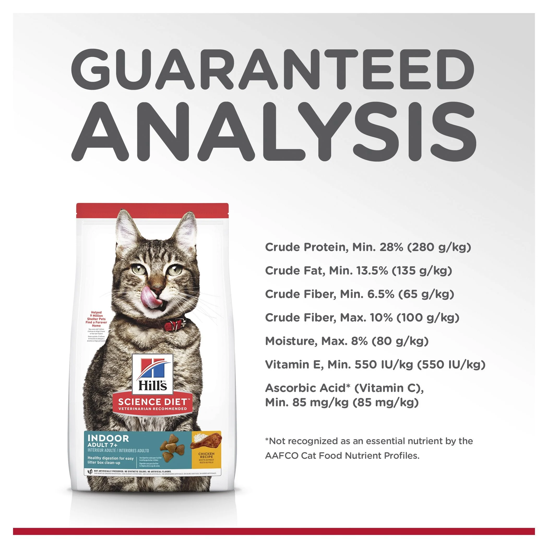 Hills Science Diet Indoor Adult 7+ Dry Cat Food 3.17kg - Image 8
