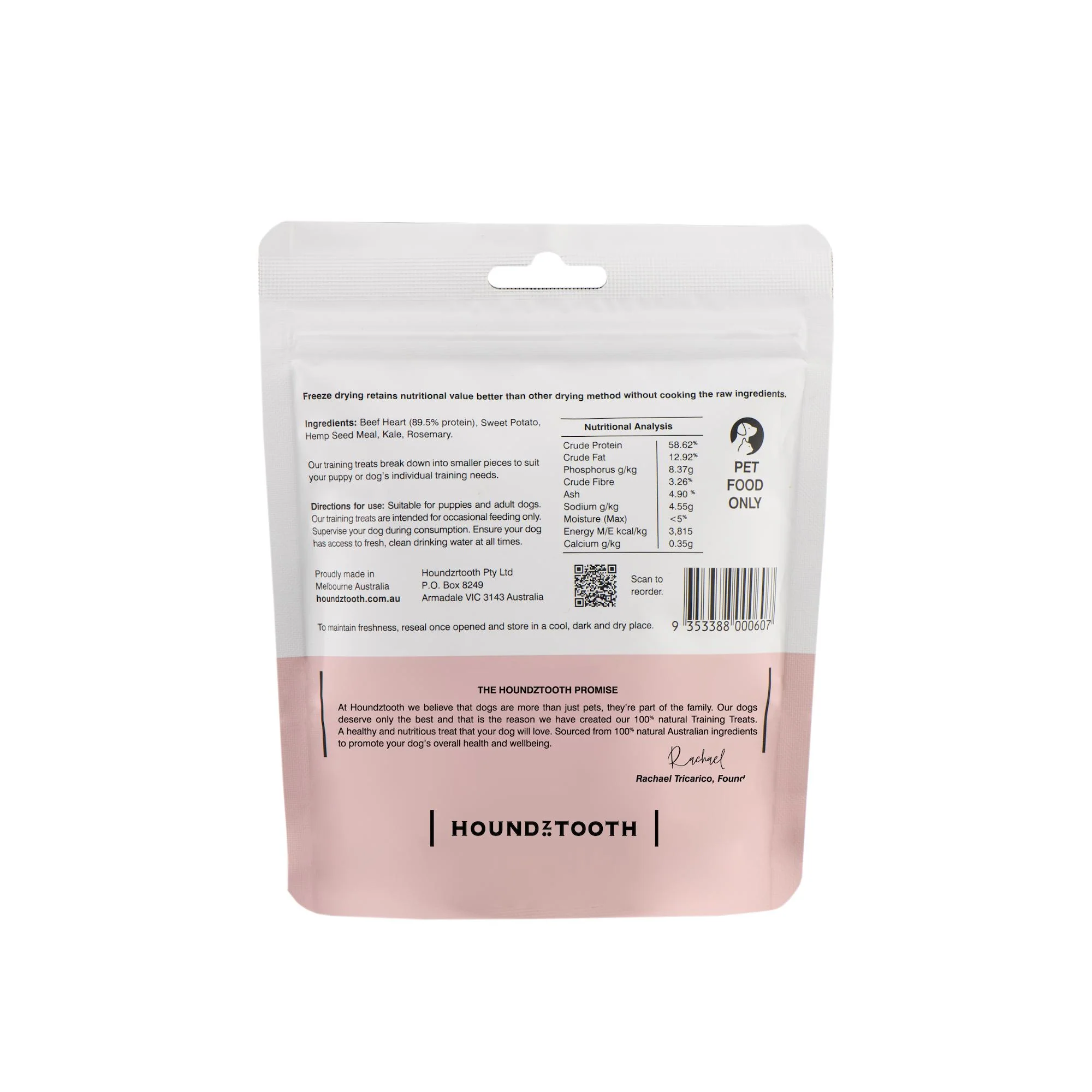 Houndztooth Training Treats Beef 50g - Image 2