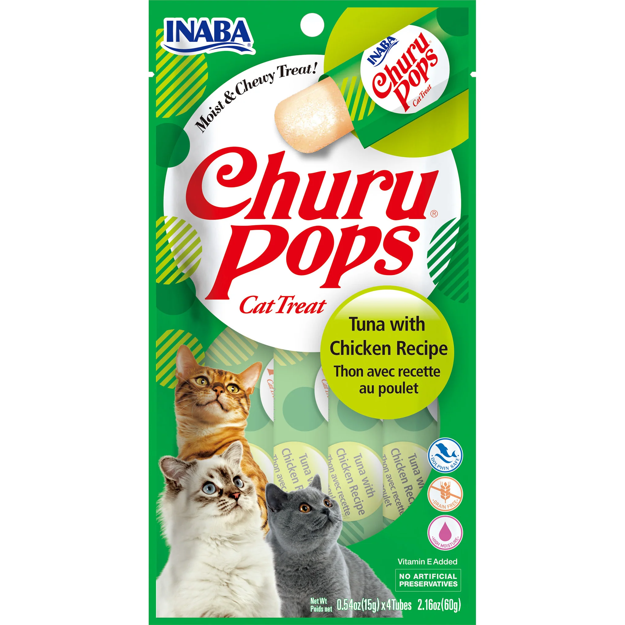 Inaba Churu Pops Tuna with Chicken Cat Treats 60g x 6 - Image 3