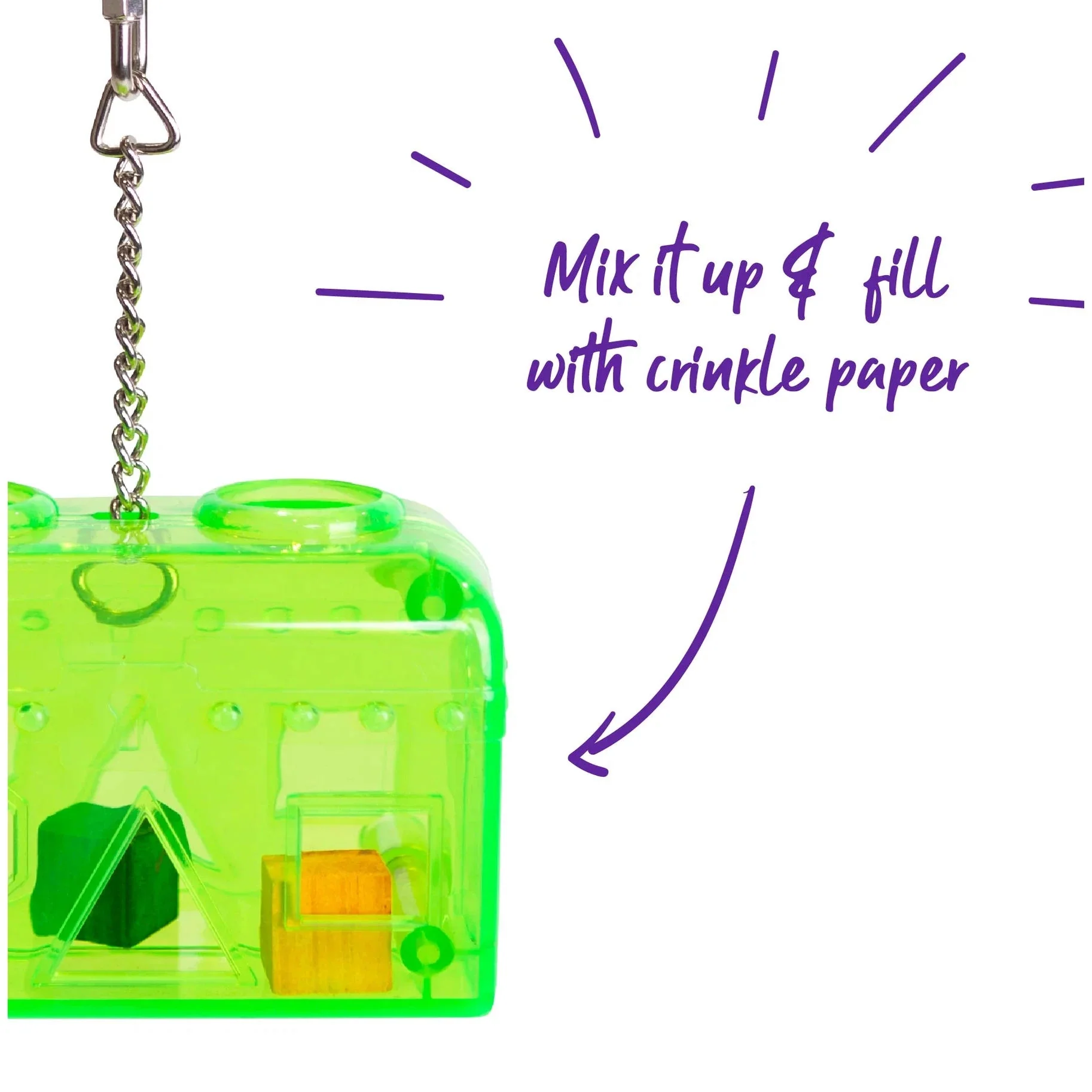 Kazoo Bird Toy Acrylic Puzzle Box Small - Image 2