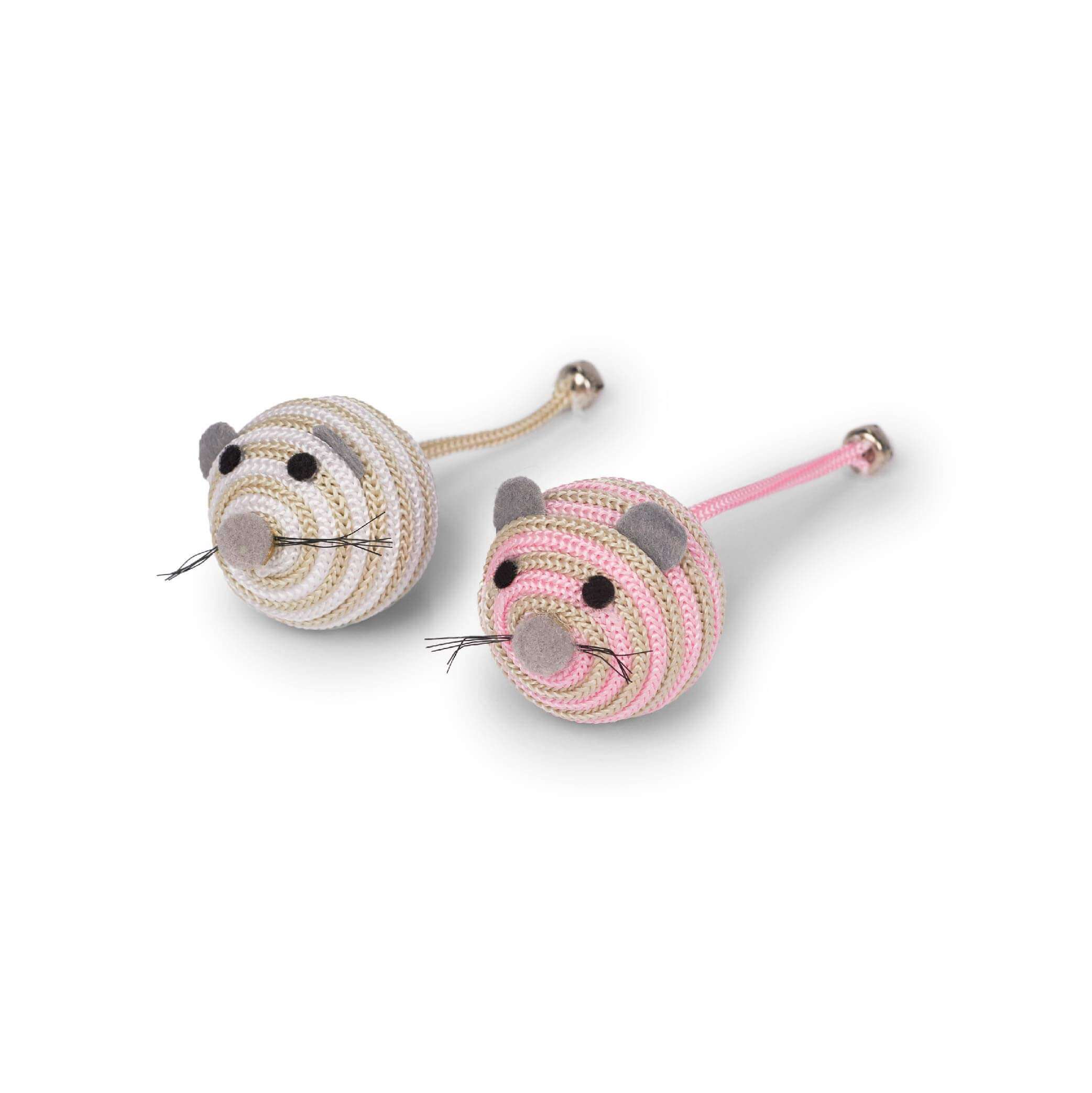 Kazoo Cat Toy Jingle Mouse Assorted Colours - Image 2