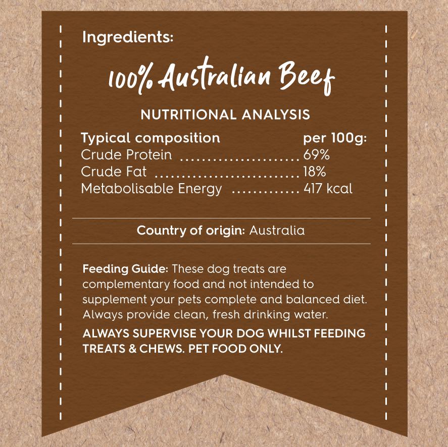 Kazoo Prime Cuts Beef Steak Strips Dog Treats 80g - Image 4