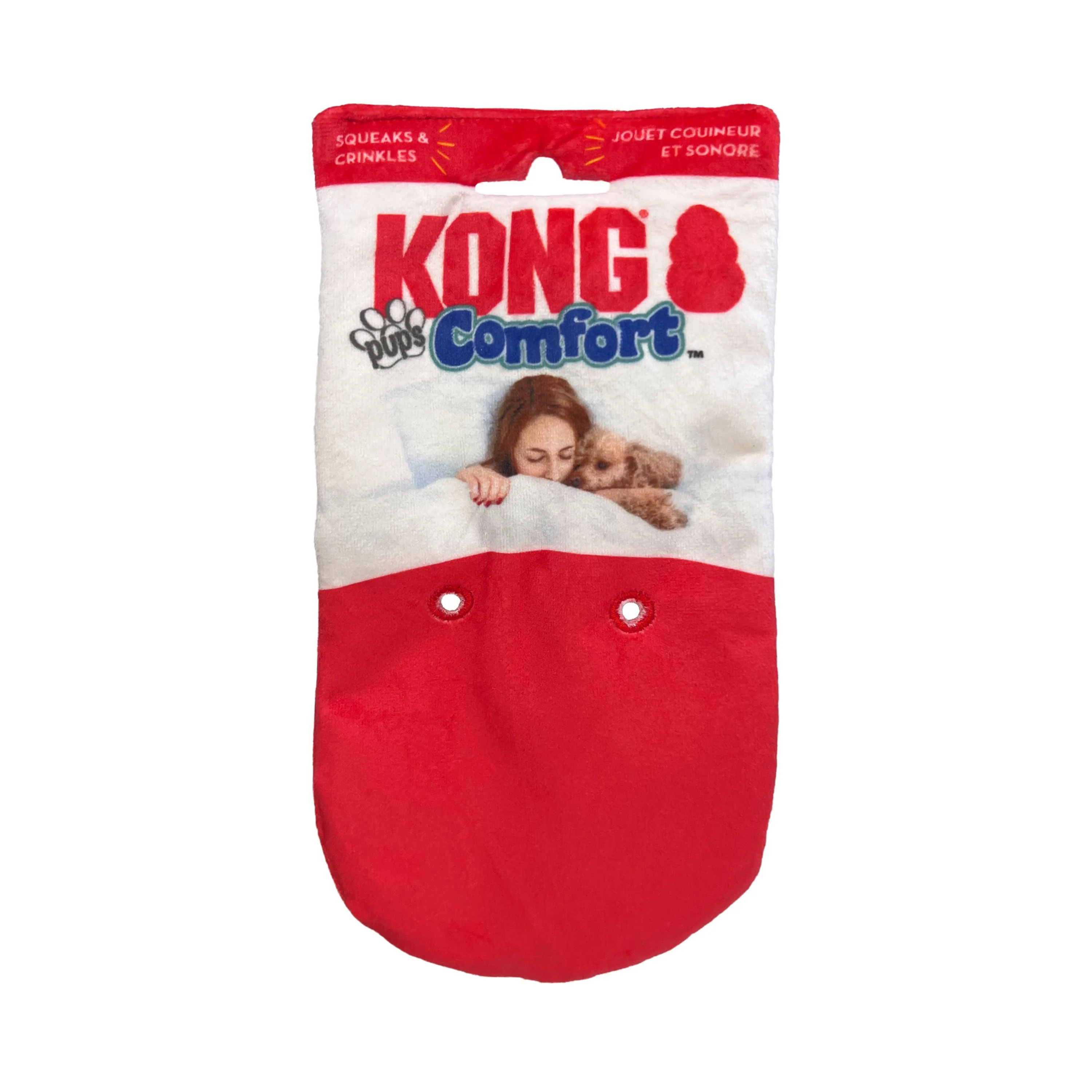 KONG Comfort Pups Spot Medium Soft Dog Toy - Image 4