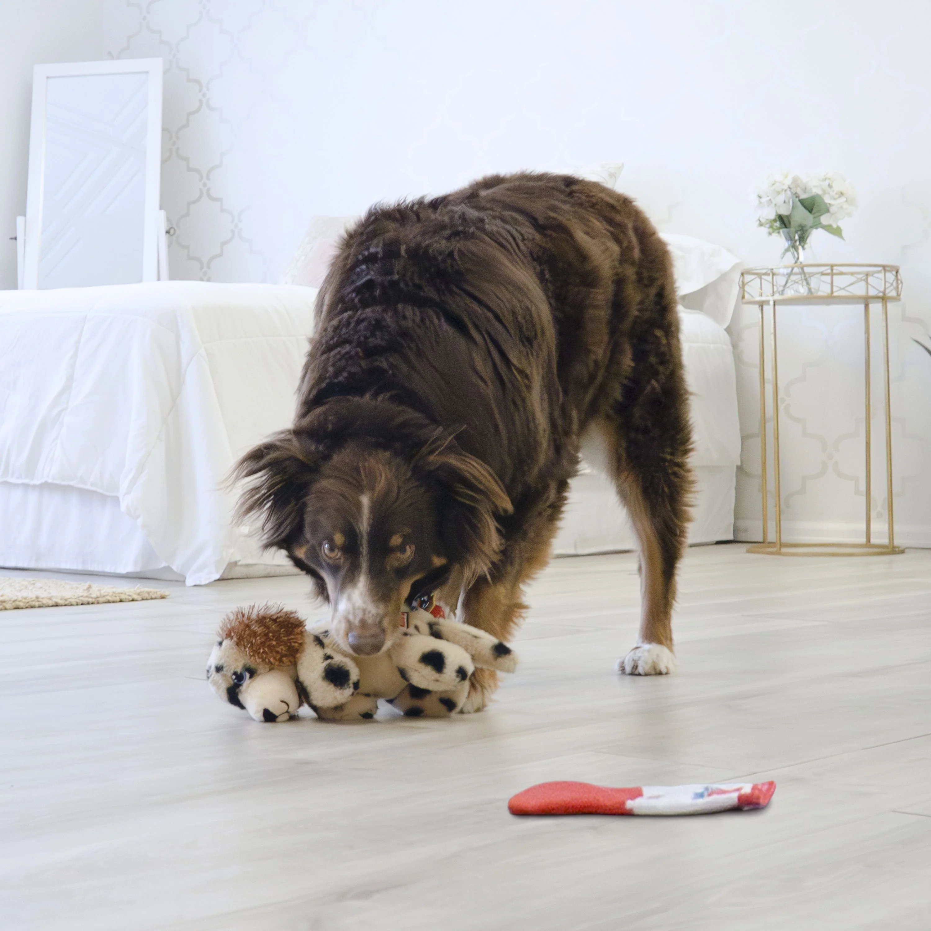 KONG Comfort Pups Spot Medium Soft Dog Toy - Image 5