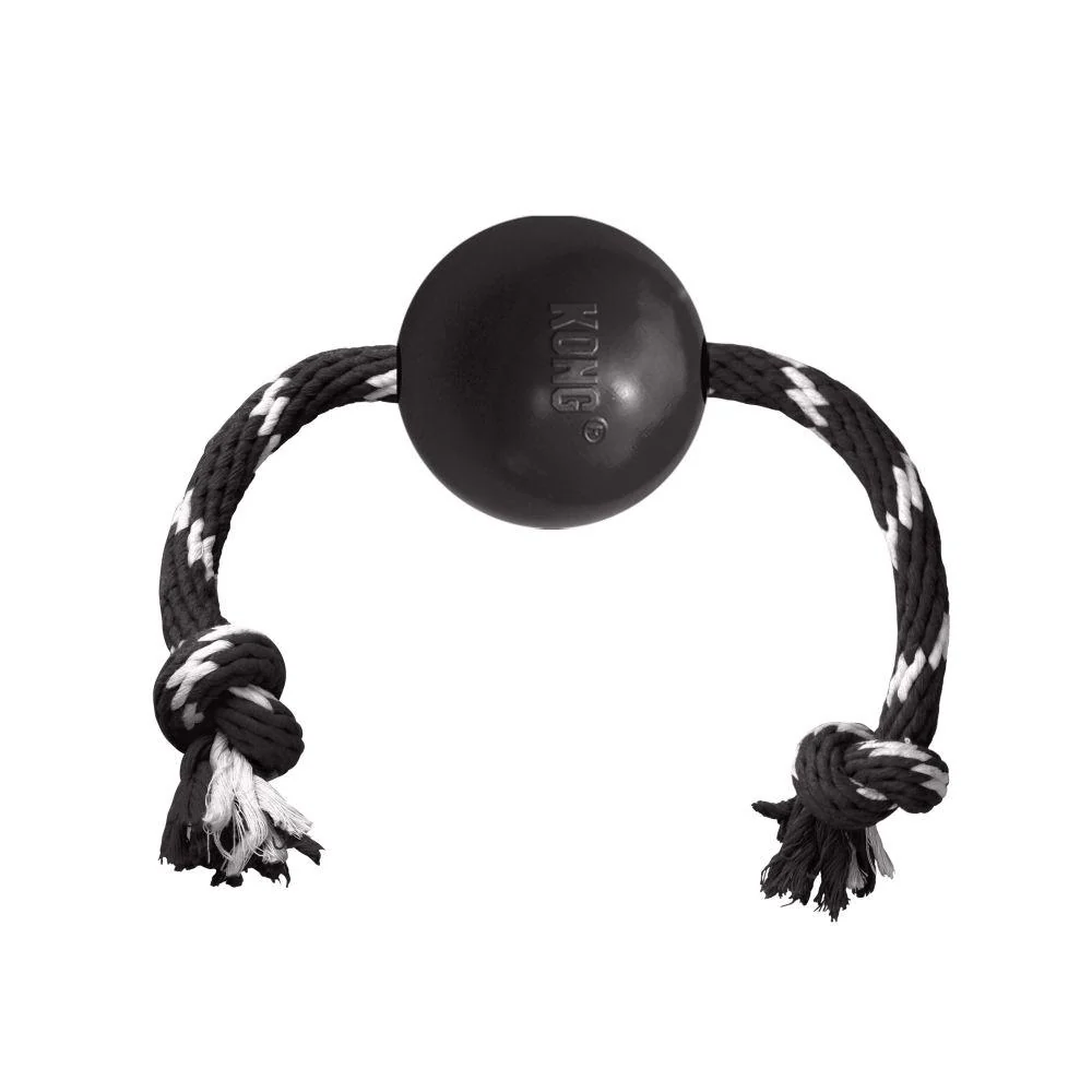 KONG Dog Extreme Ball with Rope Large - Image 2