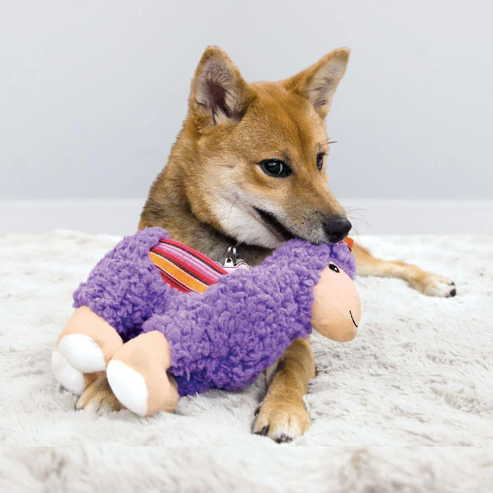 KONG Sherps Llama Dog Toy - Image 3