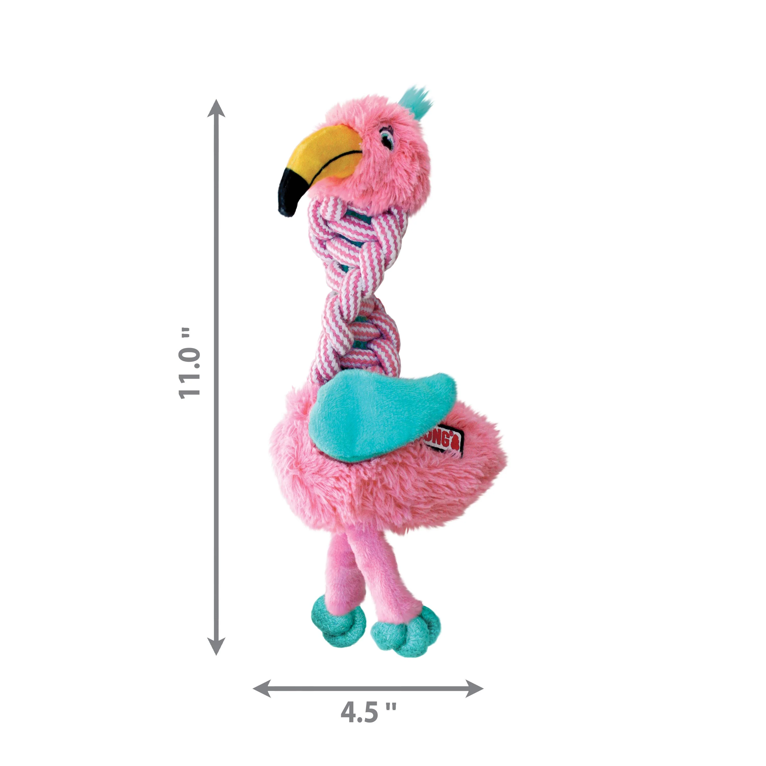 KONG Knotz Twists Small to Medium Assorted Dog Toy - Image 4
