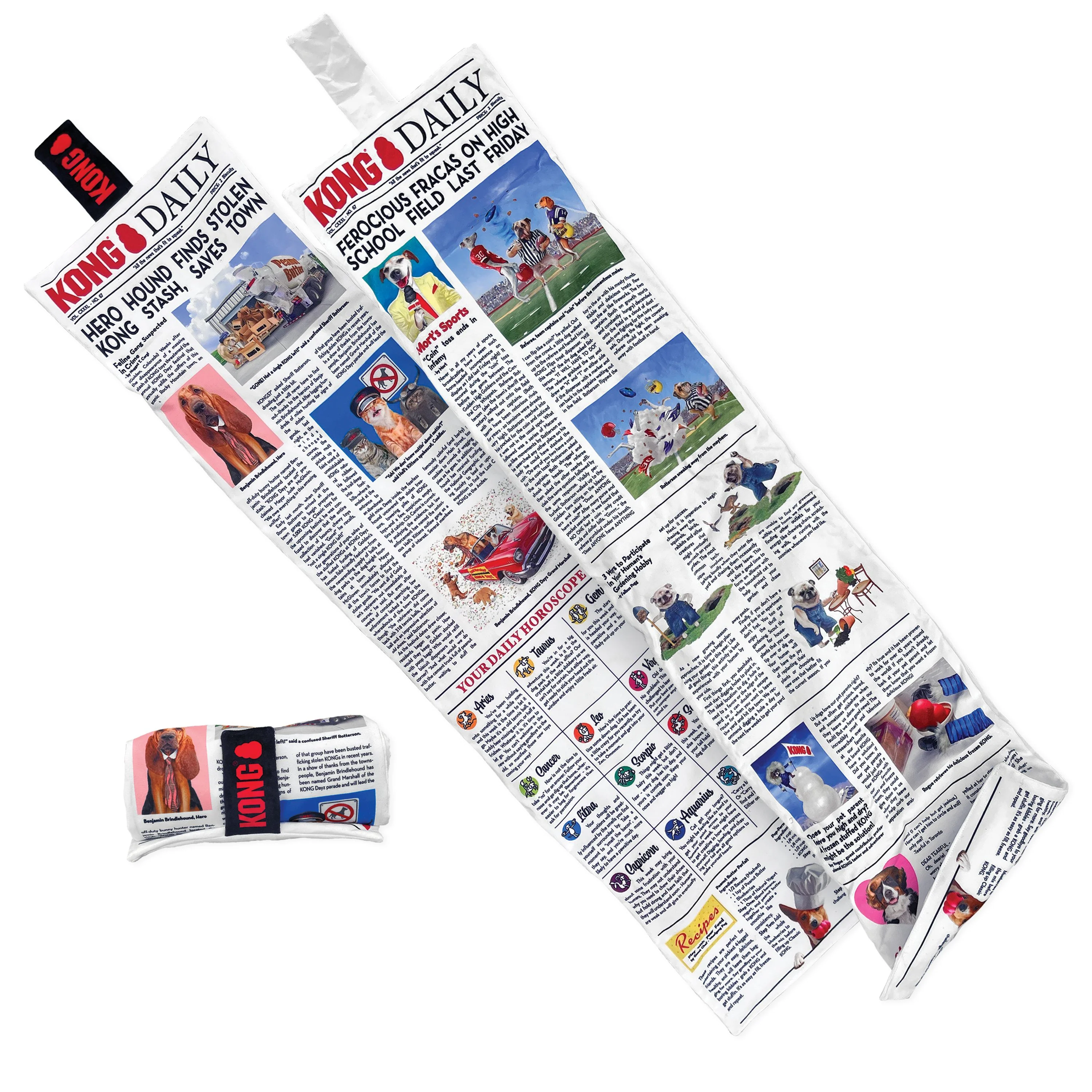 KONG Newspaper Soft Crinkly Dog Toy - Image 2