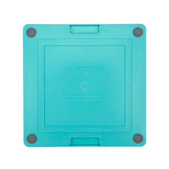 LickiMat Buddy Tuff Slow Feeder Mat for Dogs Turquoise - Image 3