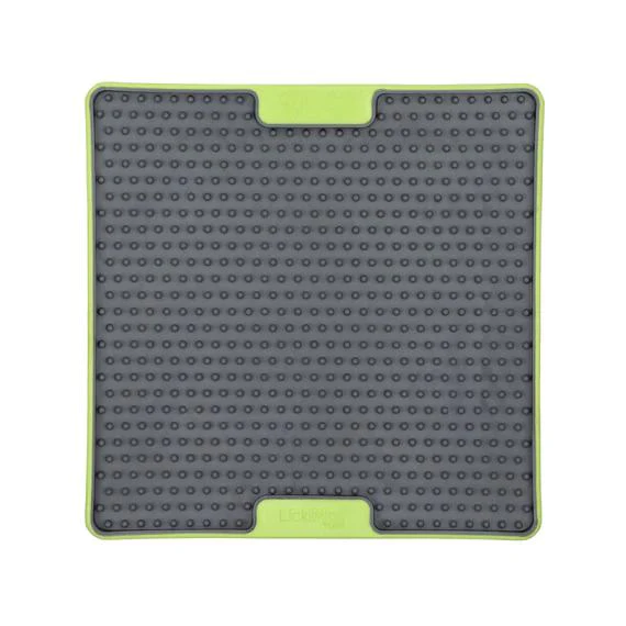 LickiMat Soother Tuff Slow Feeder Mat for Dogs Green - Image 2