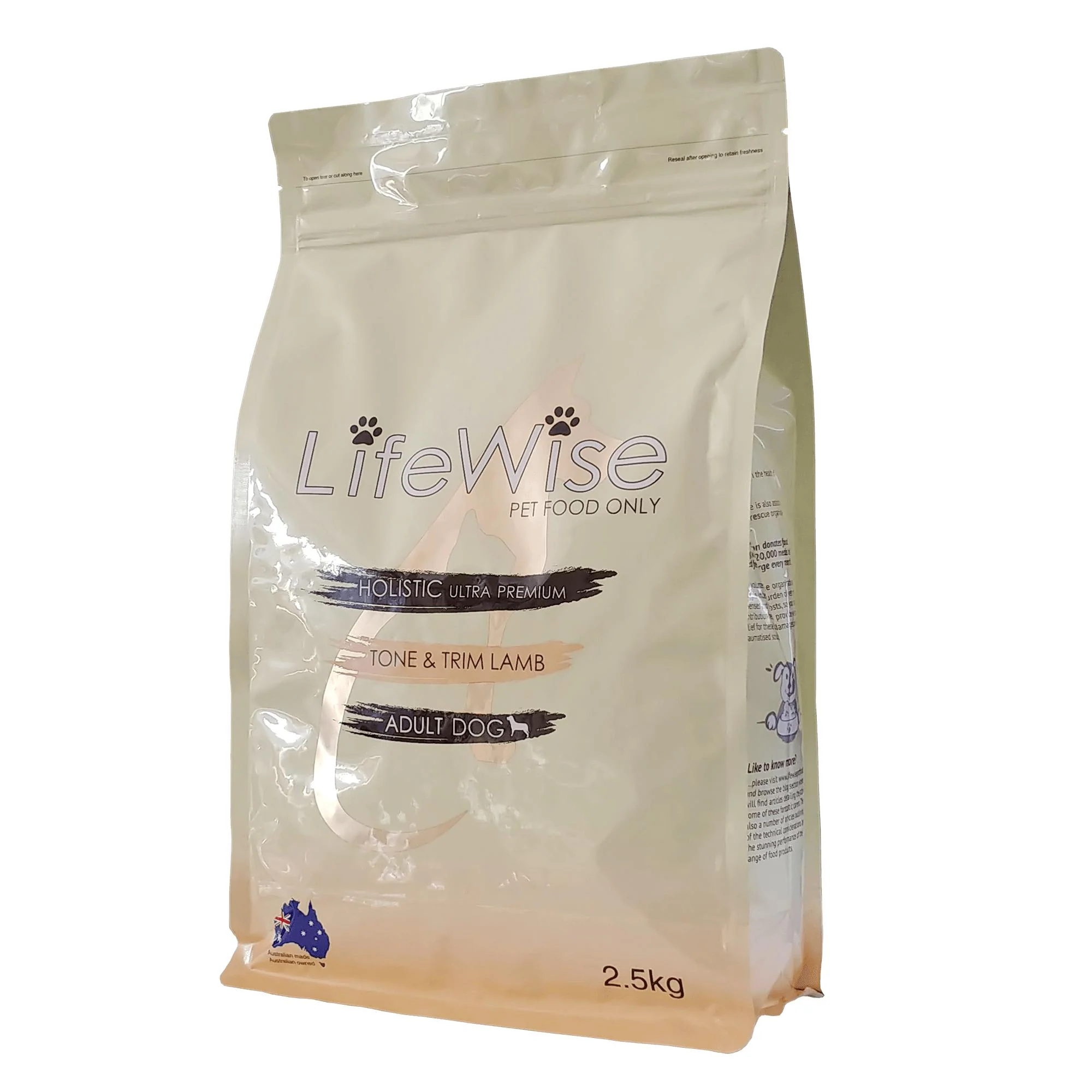 LifeWise Tone and Trim Lamb Dry Dog Food 2.5kg
